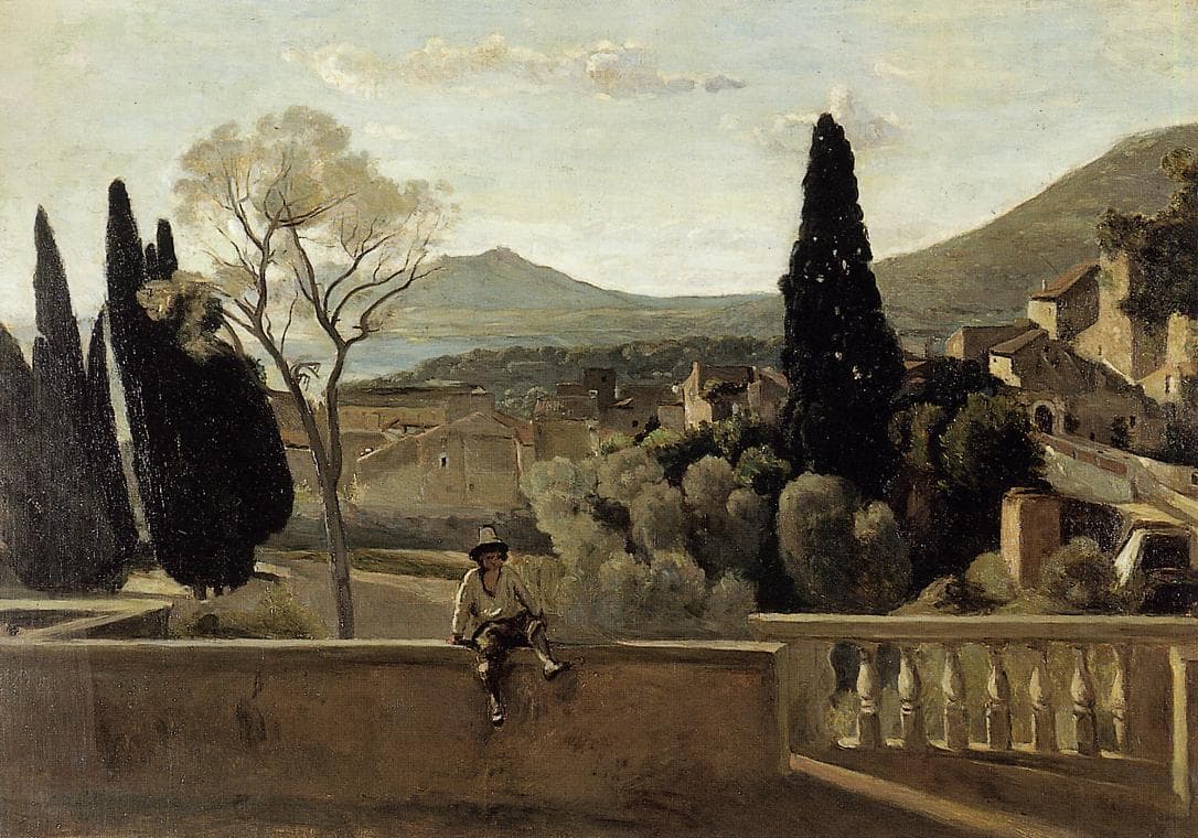 View of Tivoli (After Corot)