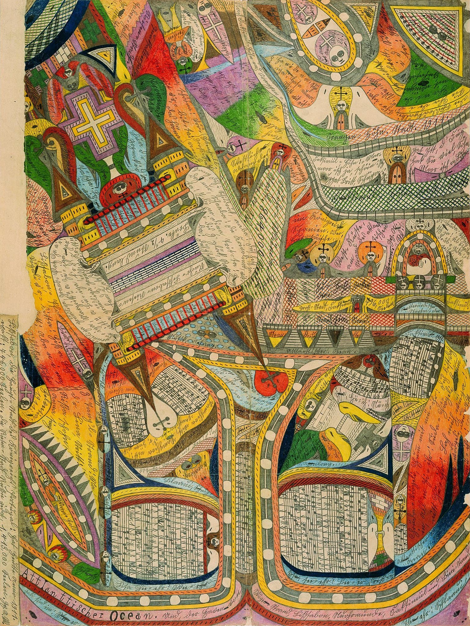 The Atlantic Ocean and the Harbor of Cradle-Beach