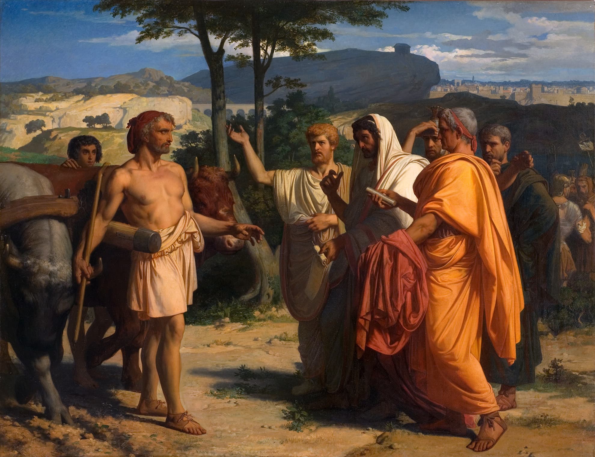Cincinnatus Receiving Deputies of the Senate