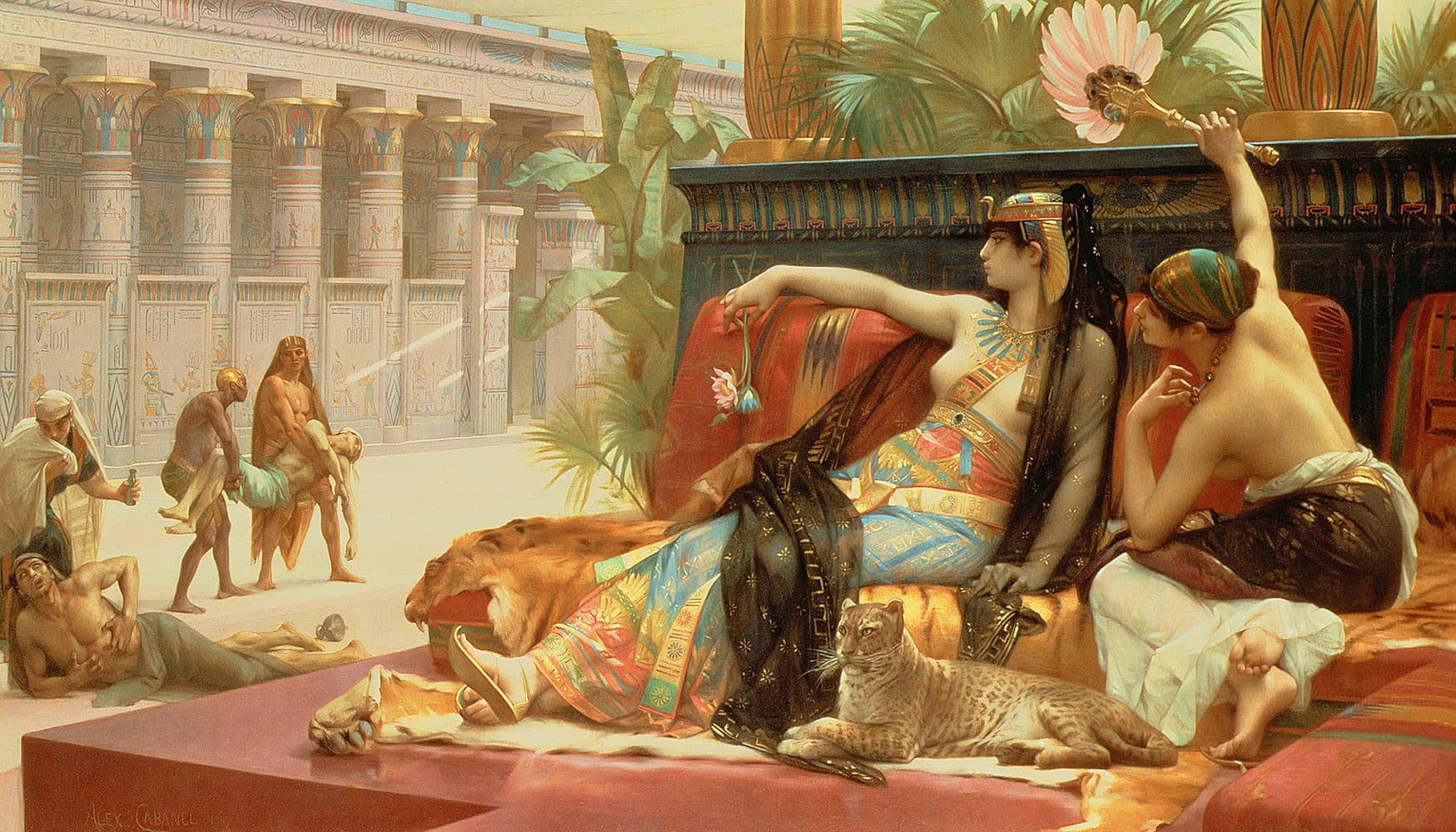 Cleopatra Testing Poisons on Condemned Prisoners