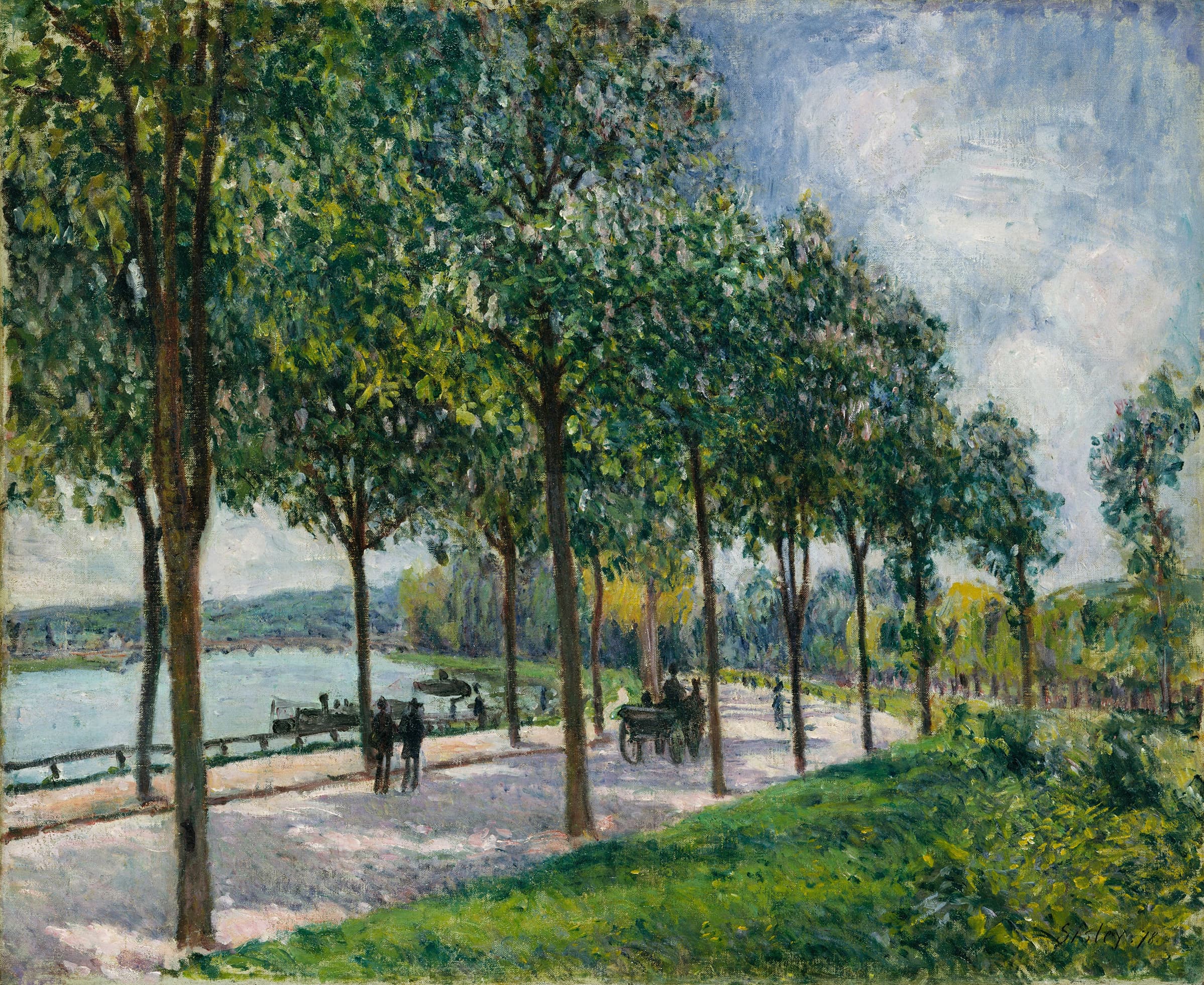Allée of Chestnut Trees