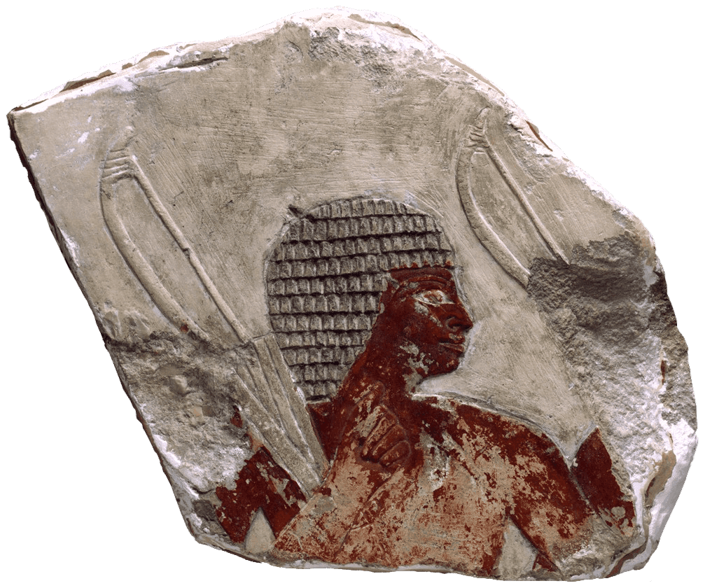 Head of Man with Bows