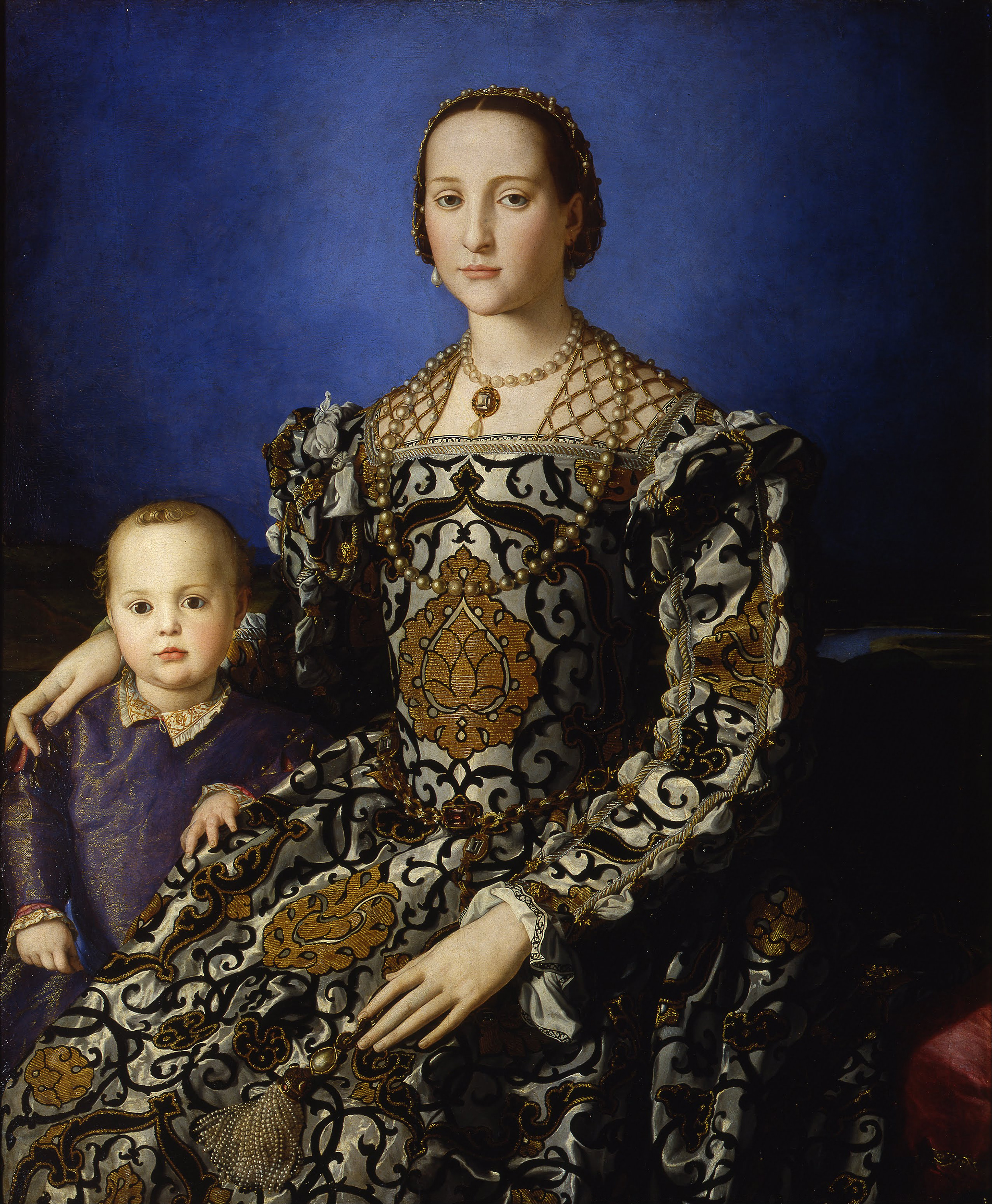Portrait of Eleanor of Toledo with her son Giovanni de Medici