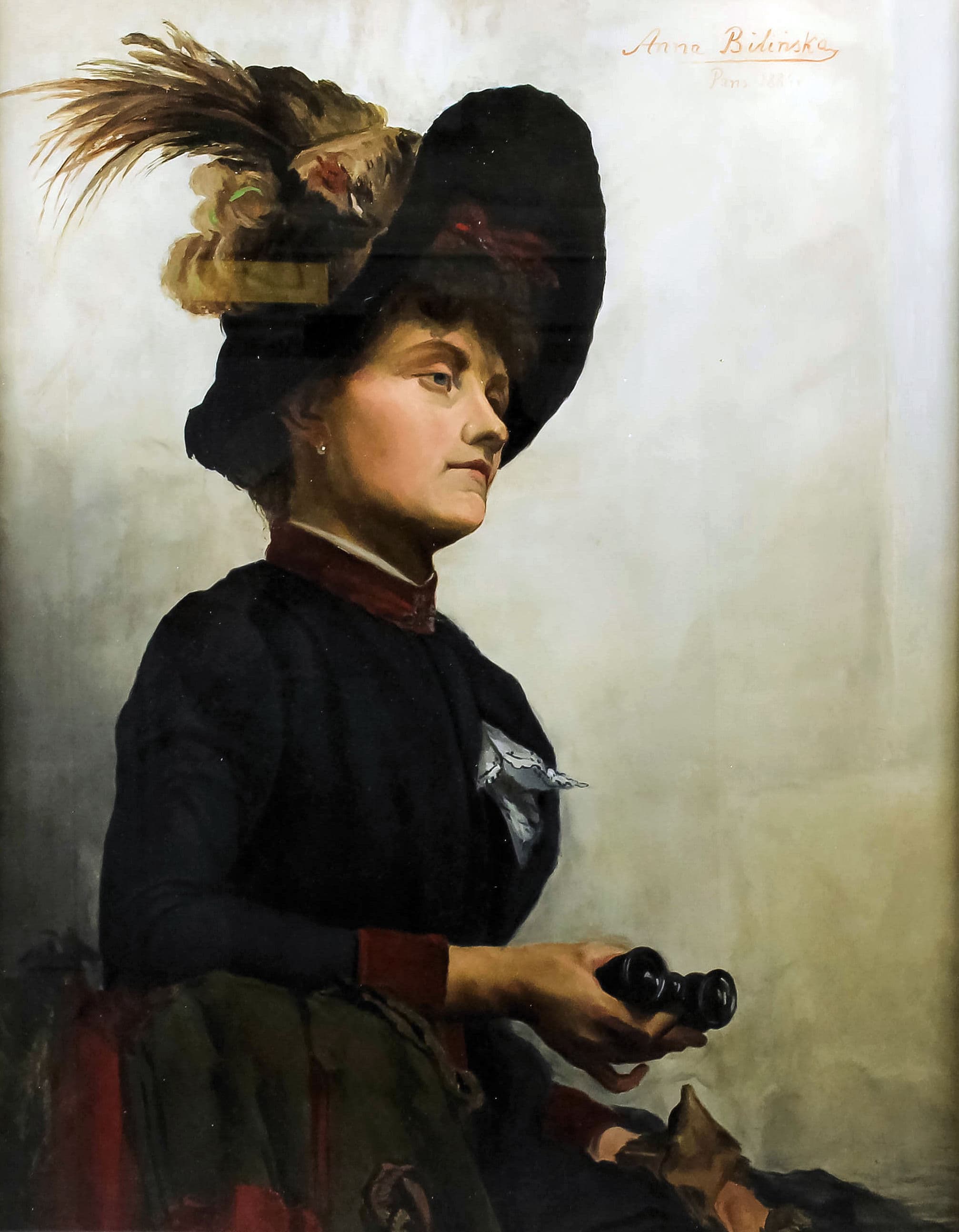 Portrait of a Lady with Binoculars