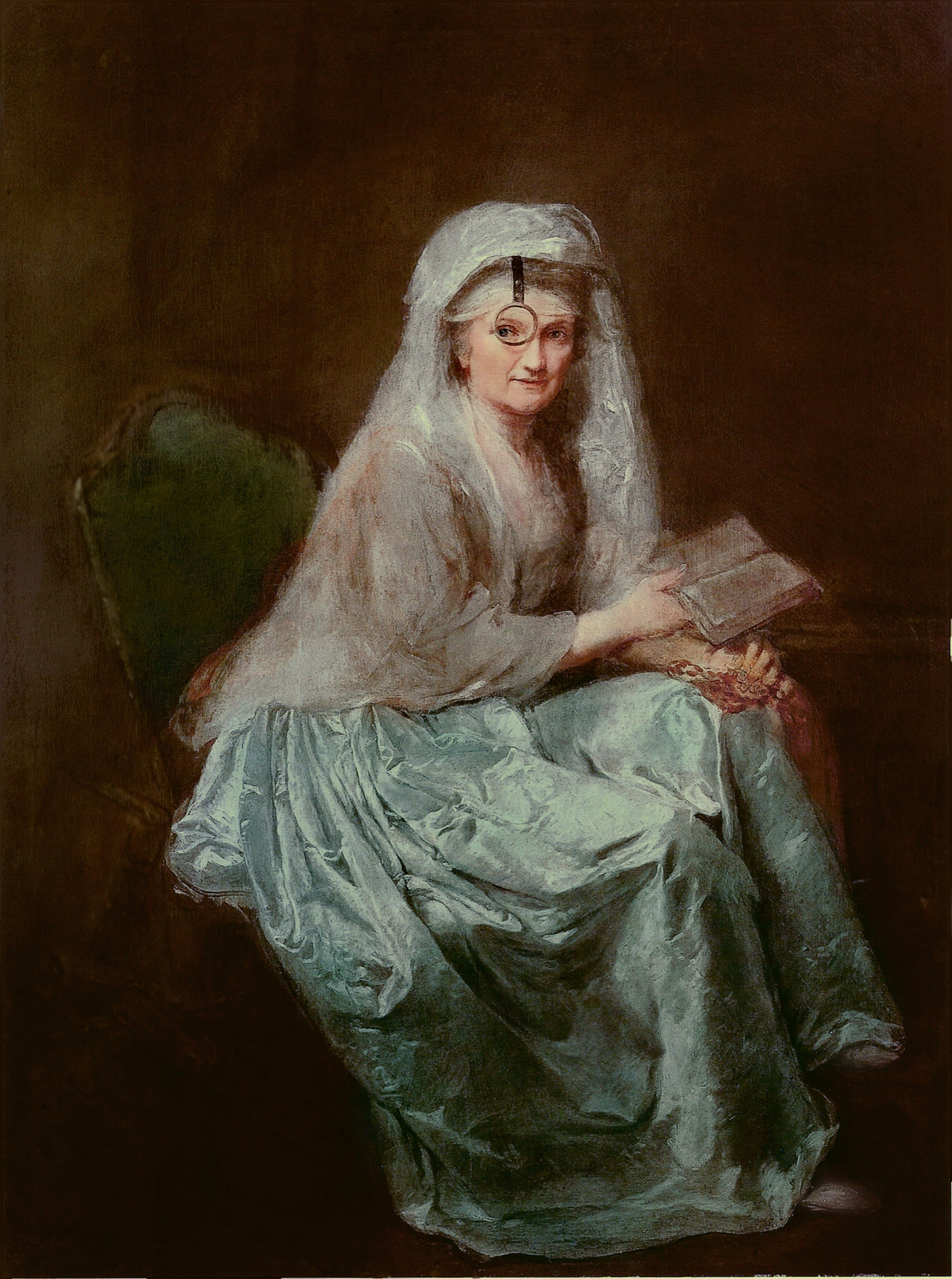 Self-portrait with Monocle