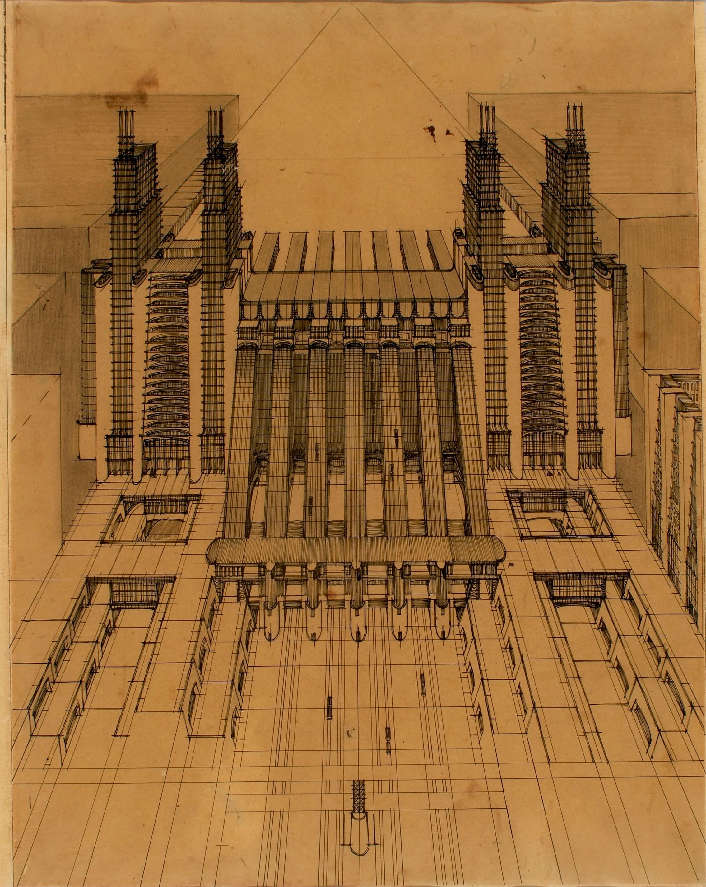 Air and Train Station with Funiculars