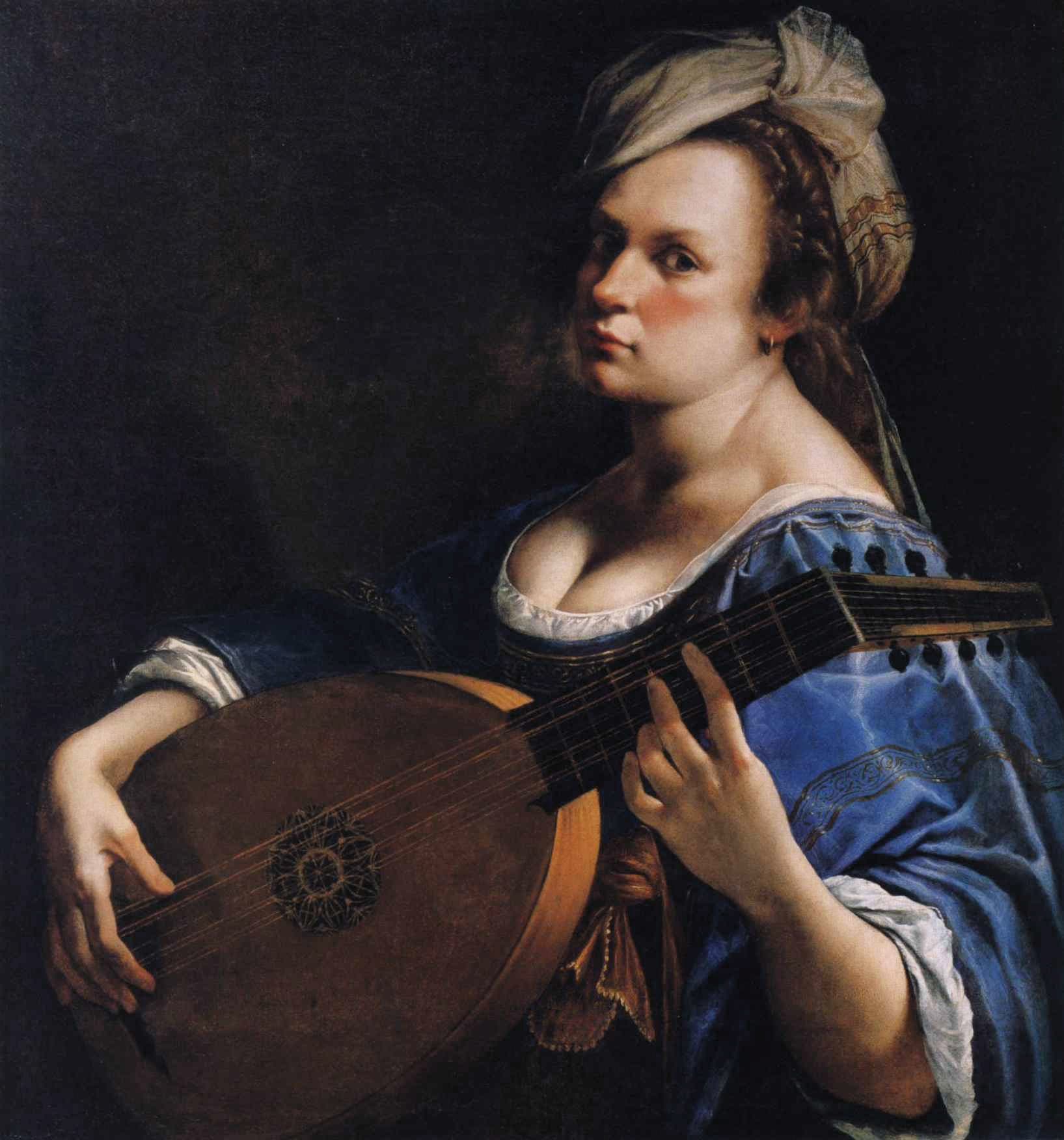 Self-Portrait as a Lute Player