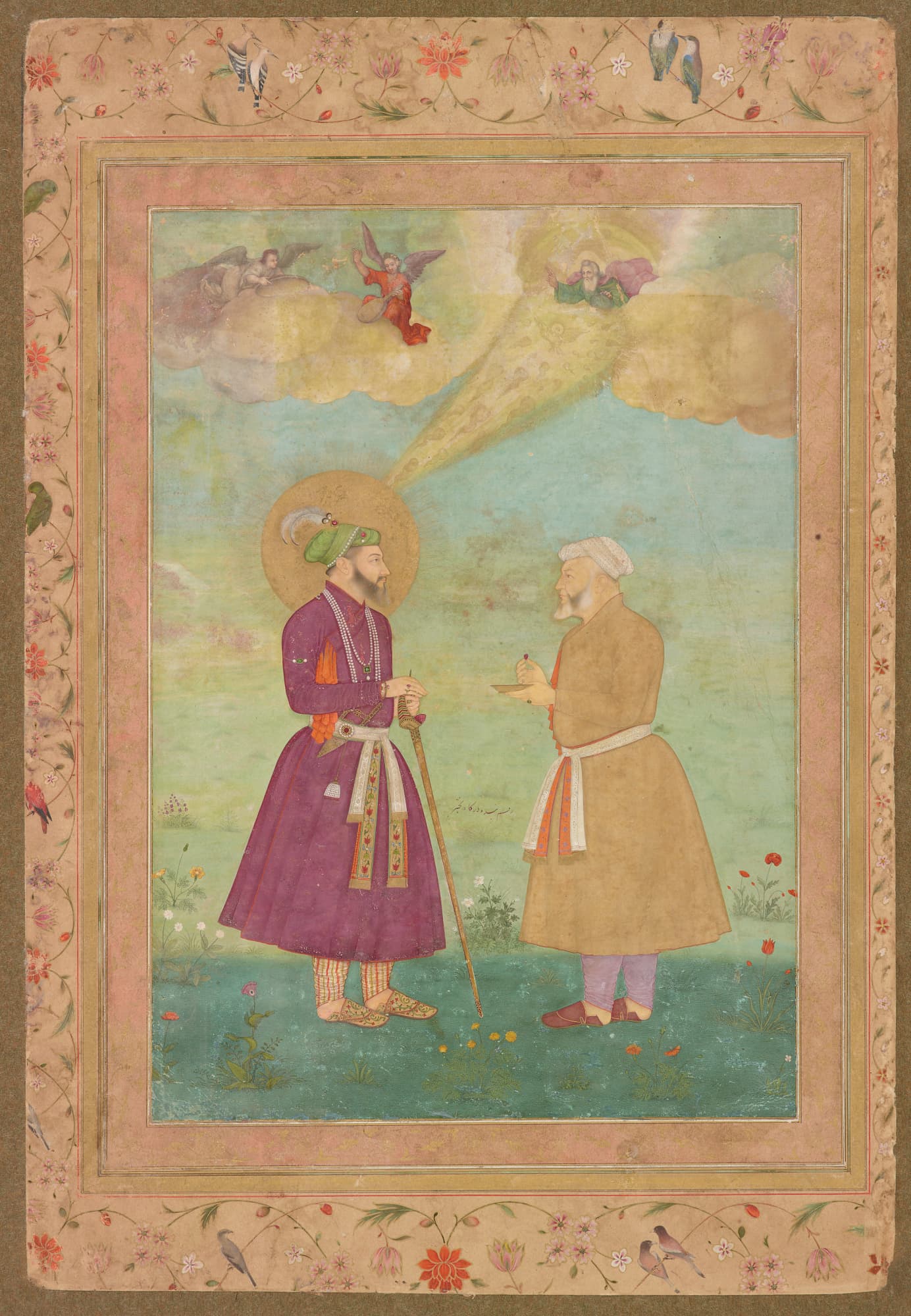 Shah Jahan with Asaf Khan
