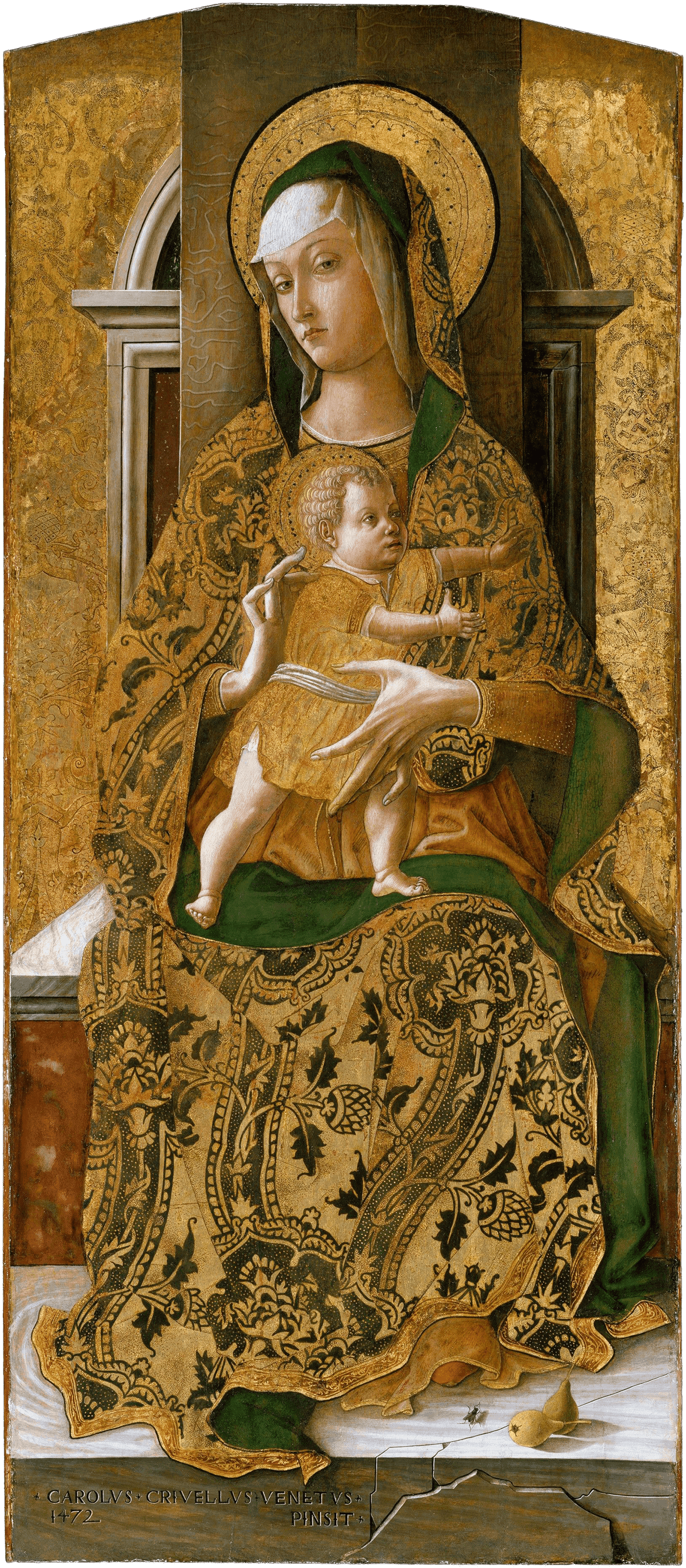 Madonna and Child Enthroned