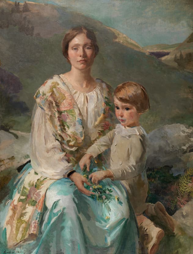 Mrs. James Blathwaite Drinker and Her Son