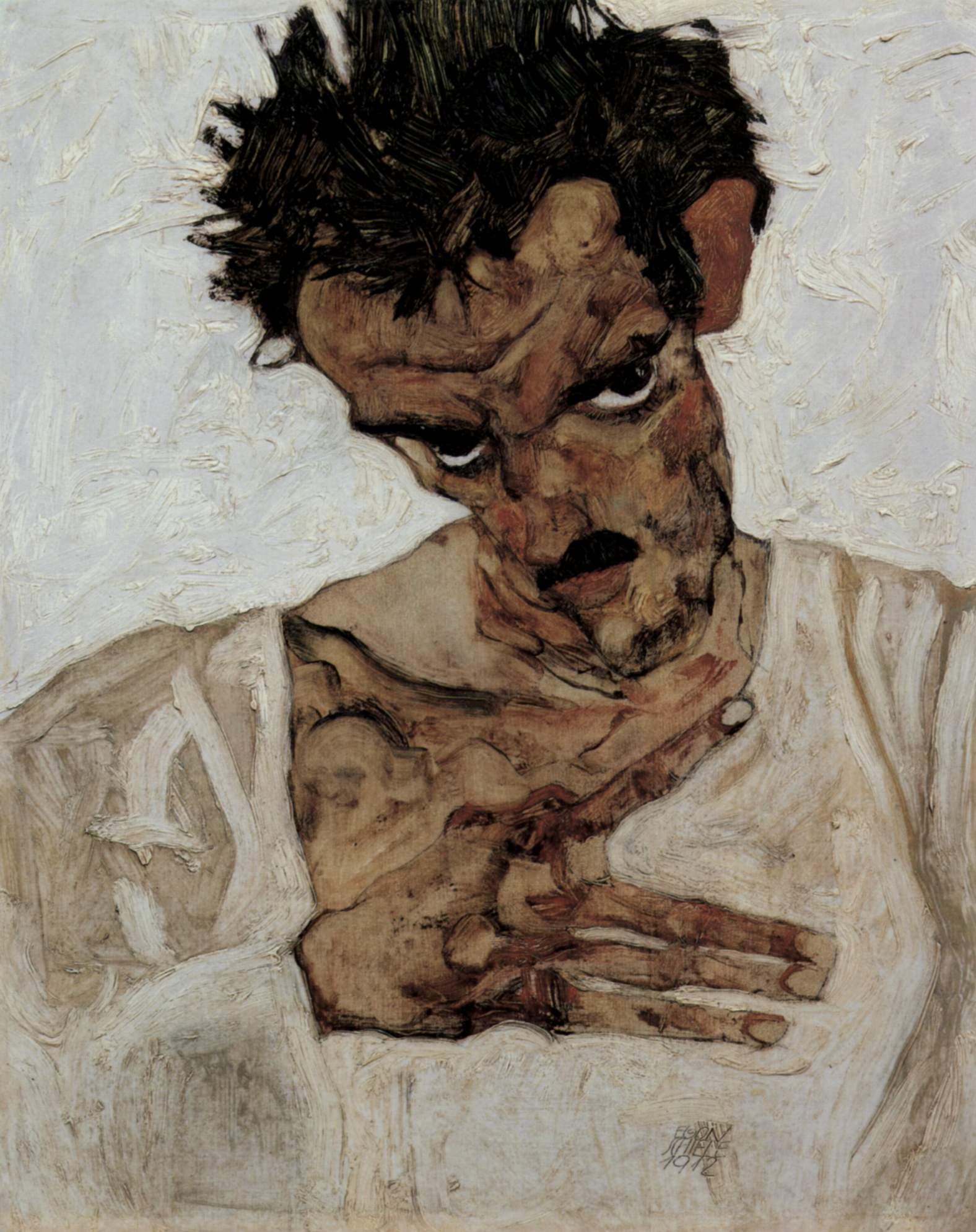 Self Portrait with Lowered Head