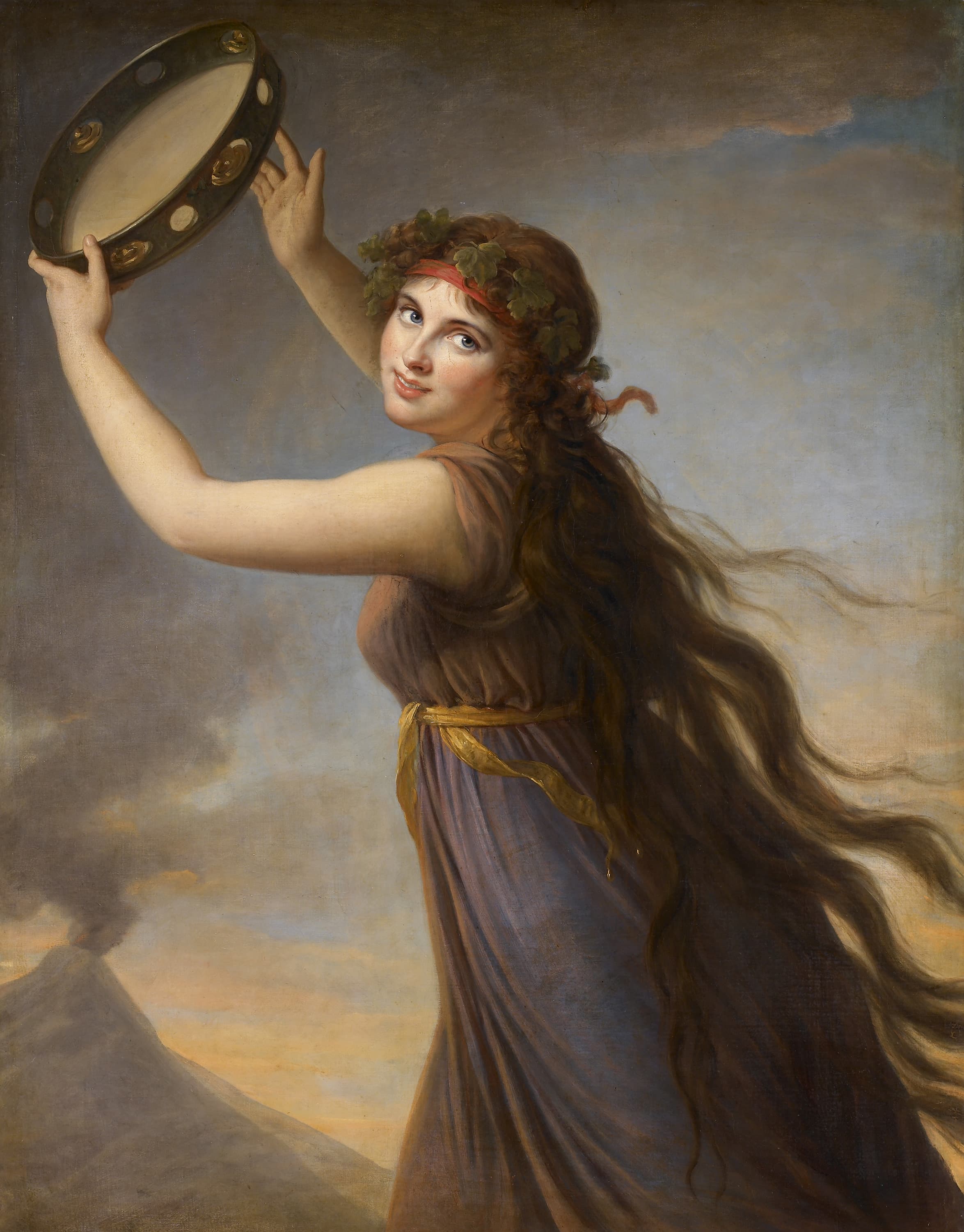 Portrait of Emma, Lady Hamilton as a Bacchante