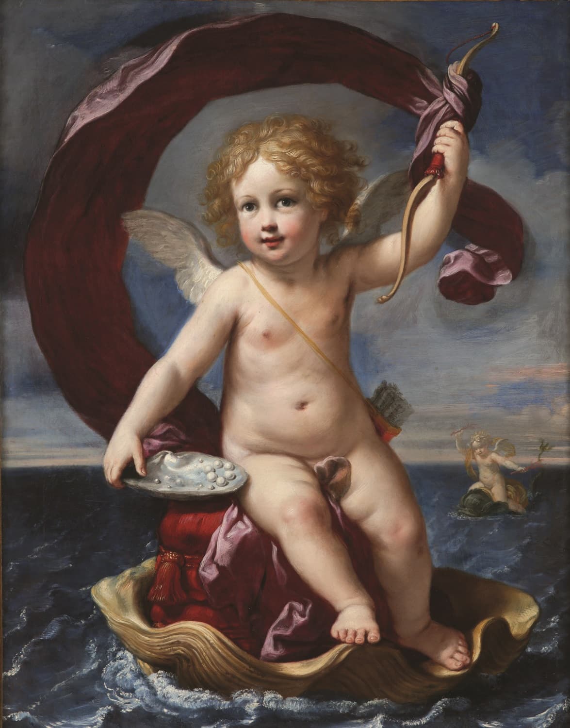 Amorino triumphant at sea (Amorino Medici)