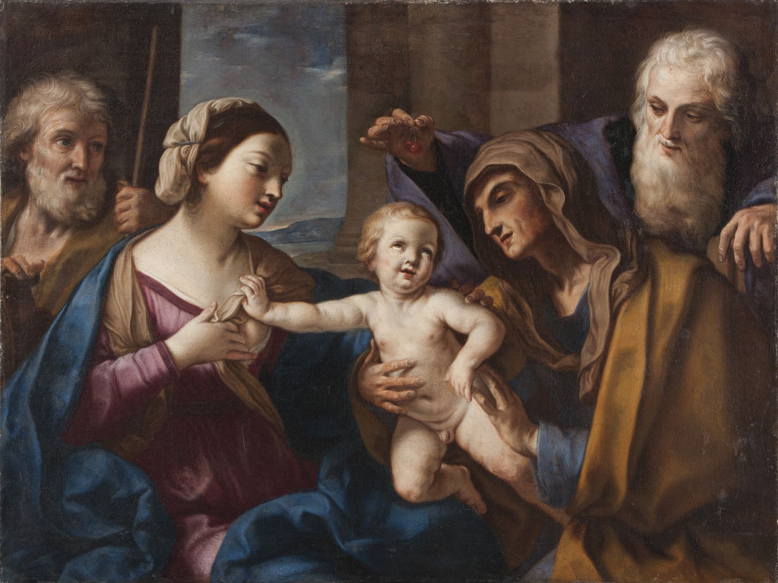 Holy Family with Sts Anne and Joachim