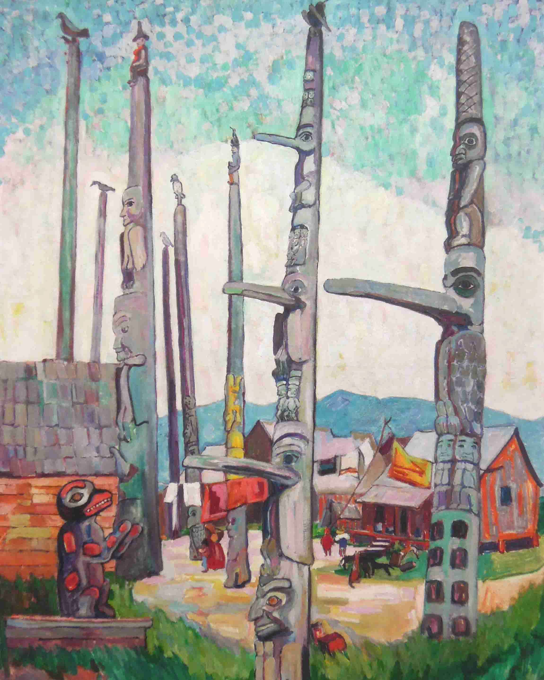 Totem Poles, Kitseukla