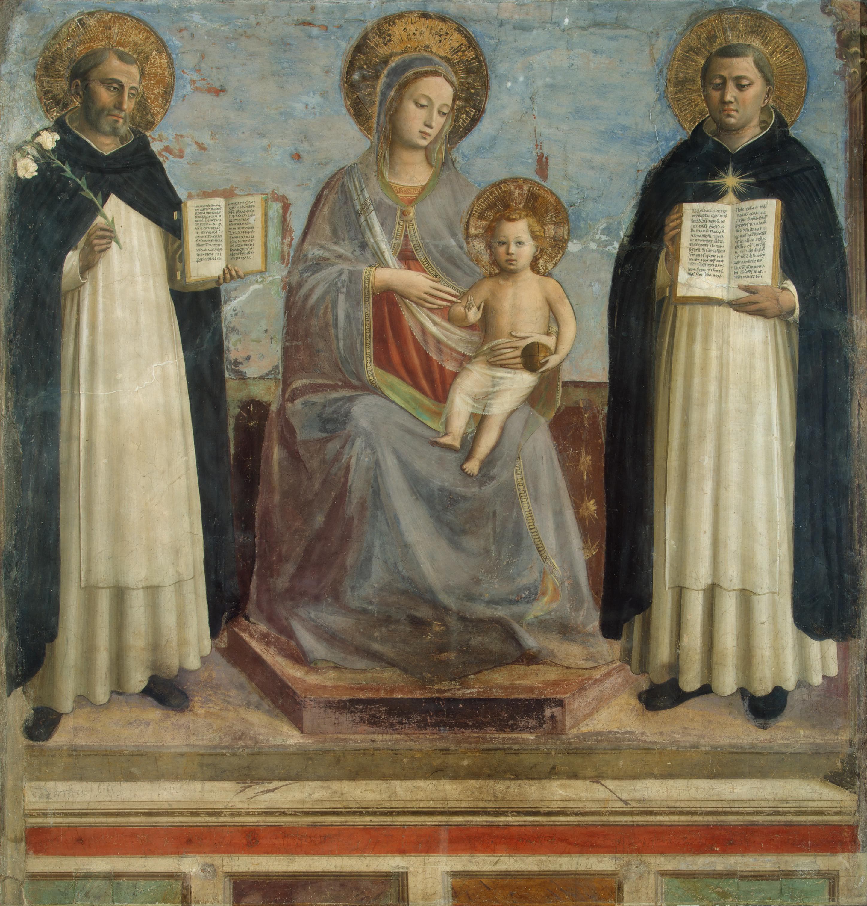 The Virgin and Child with St. Dominic and Thomas Aquinas