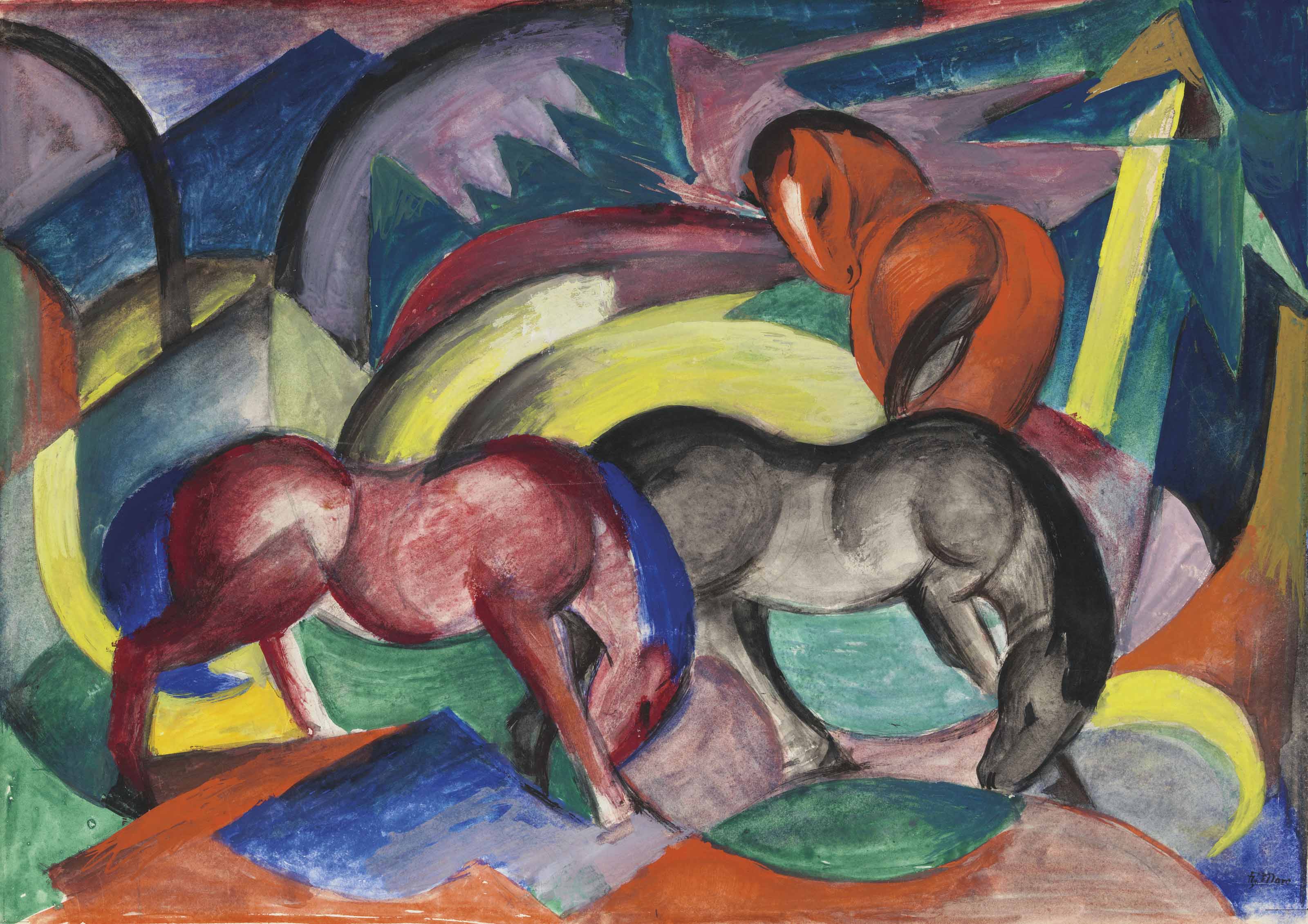 Three Horses