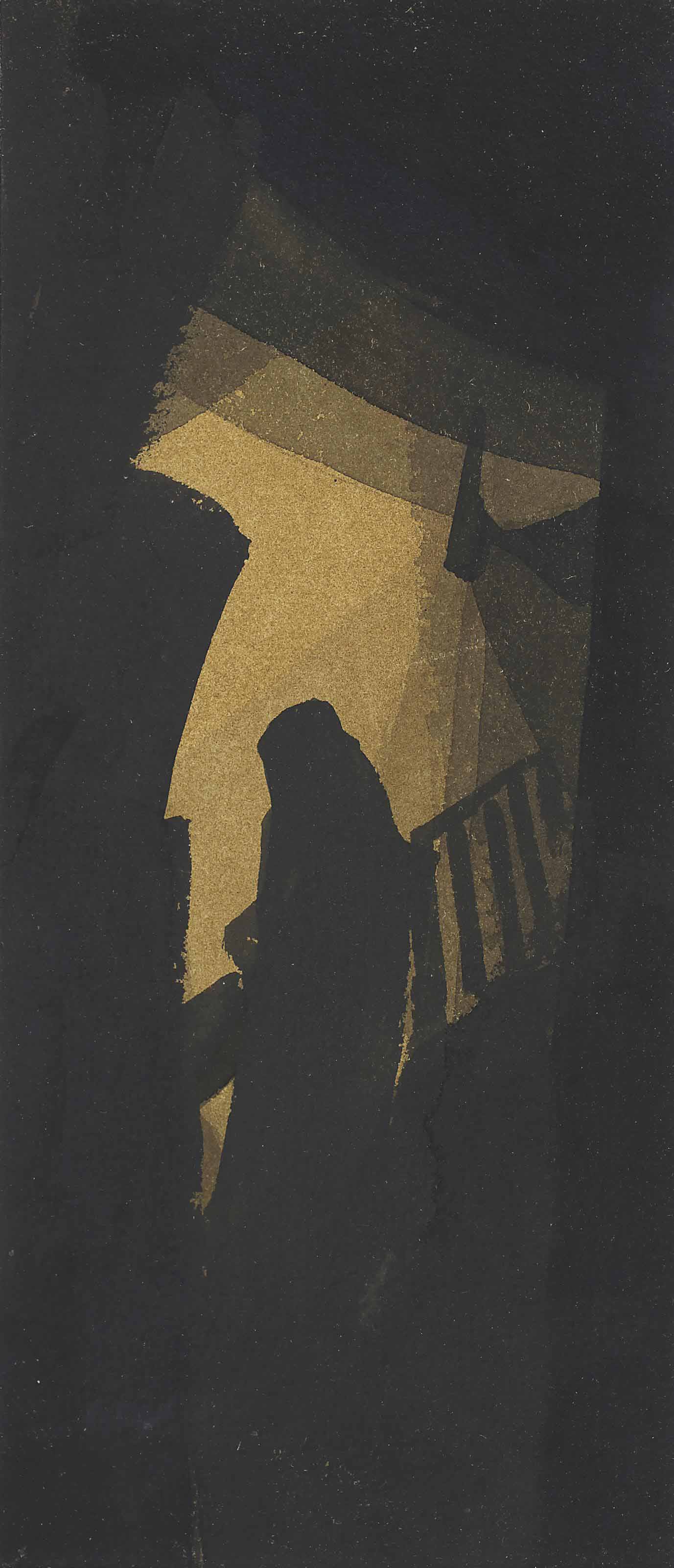 Woman on Staircase