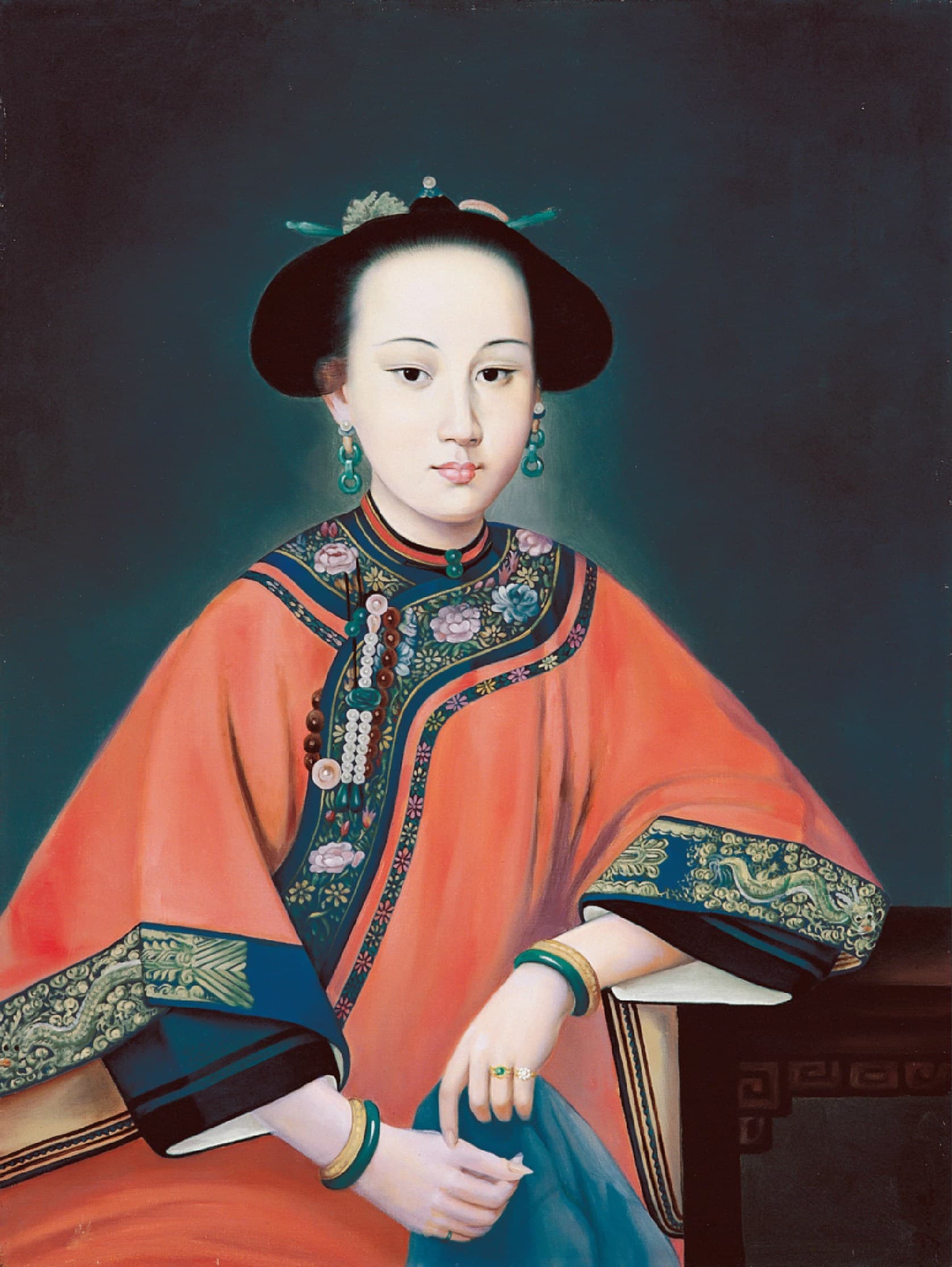 Portrait of Lady Hoja