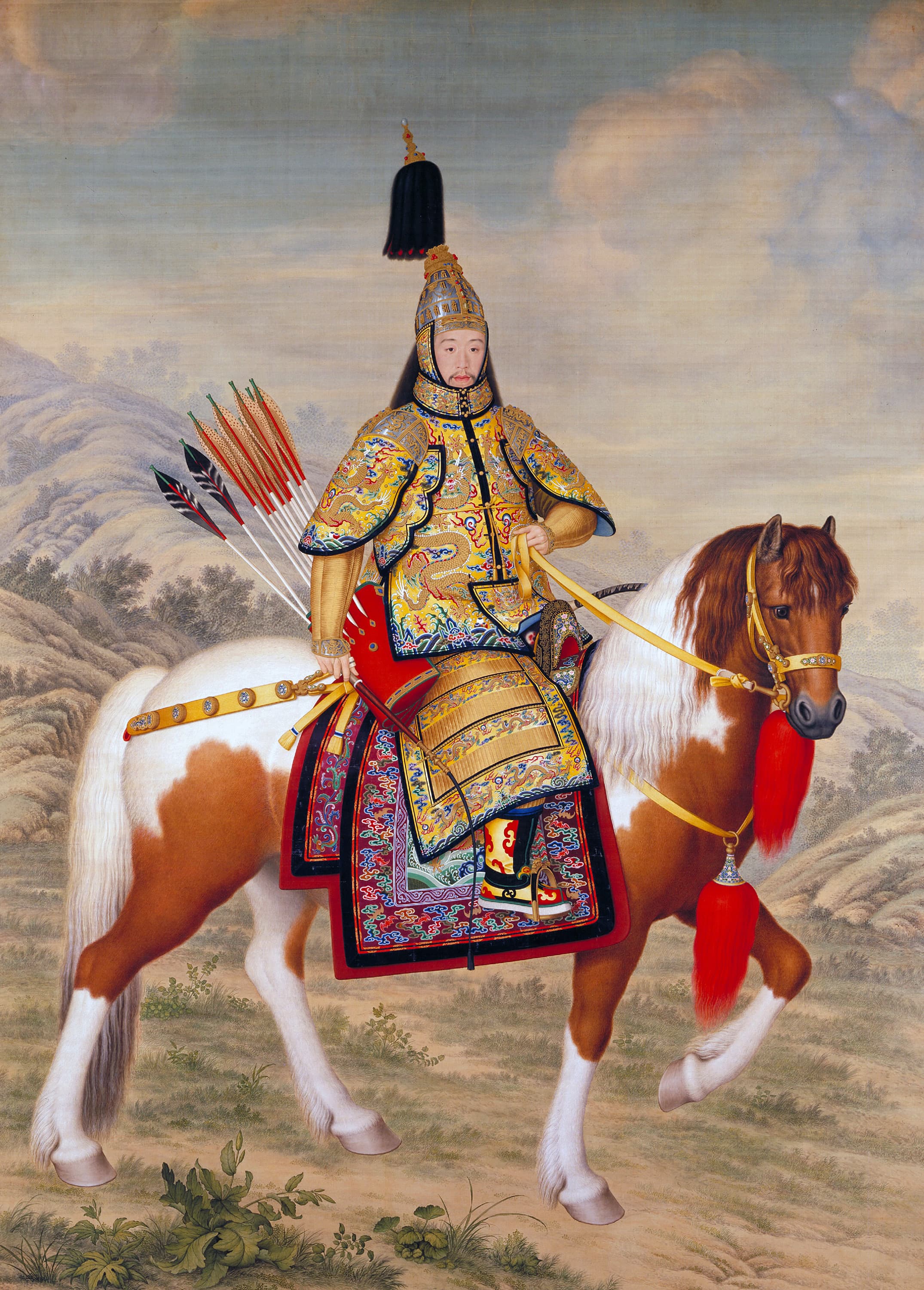 The Qianlong Emperor in Ceremonial Armour
