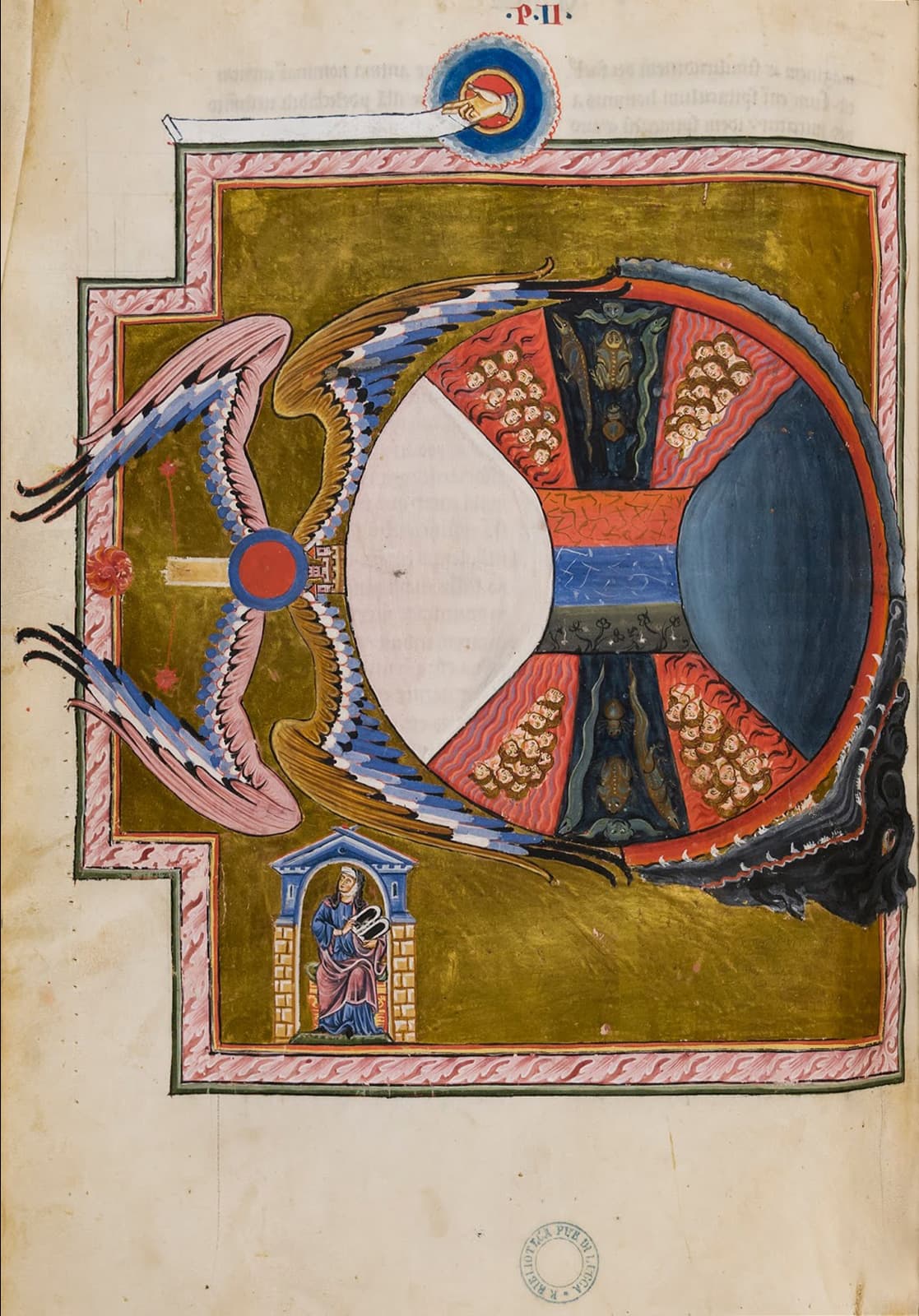 Book of Divine Works, Part 2, Vision 1: The Parts of the Earth:
Living, Dying, and Purgatory