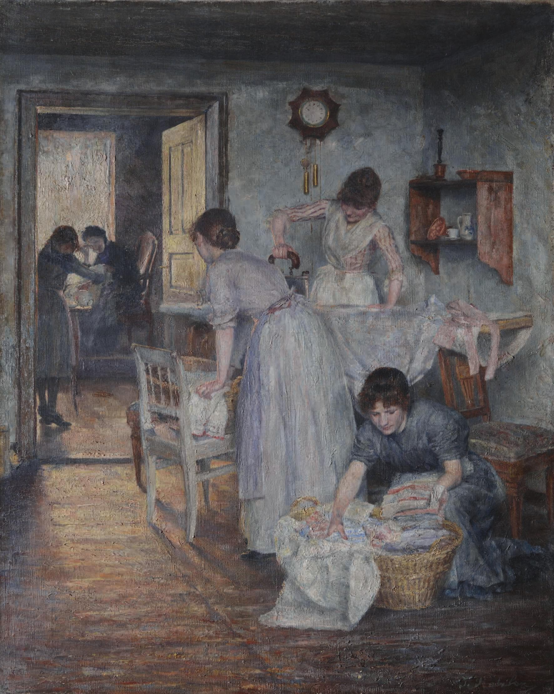 Women Ironing