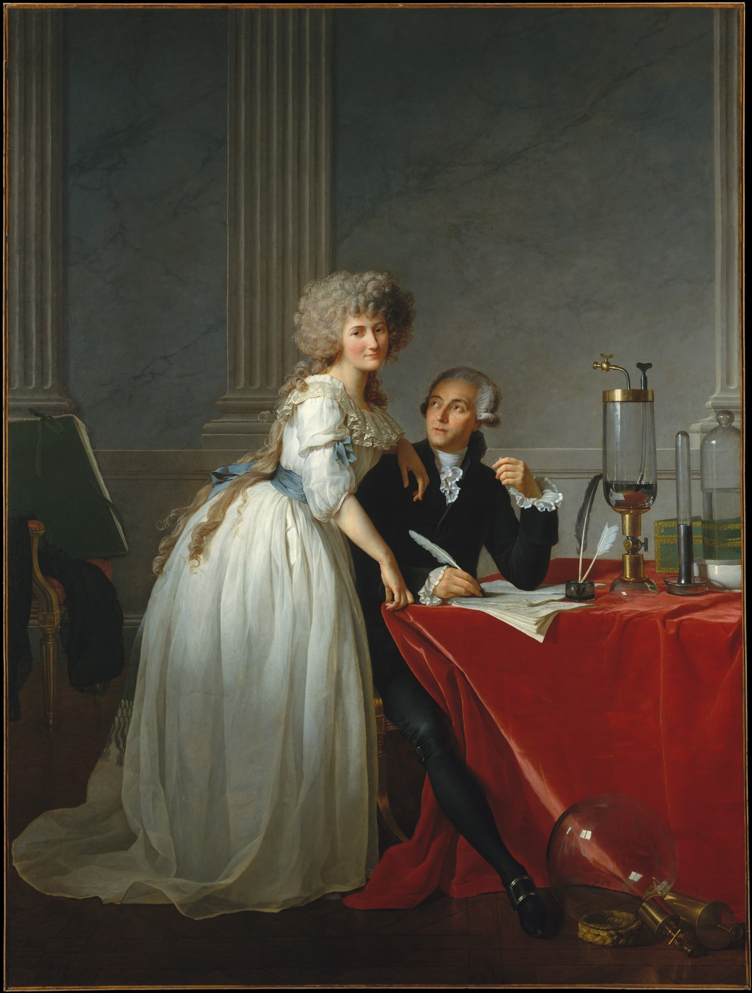 Antoine-Laurent Lavoisier and His Wife, Marie-Anne-Pierrette
Paulze.