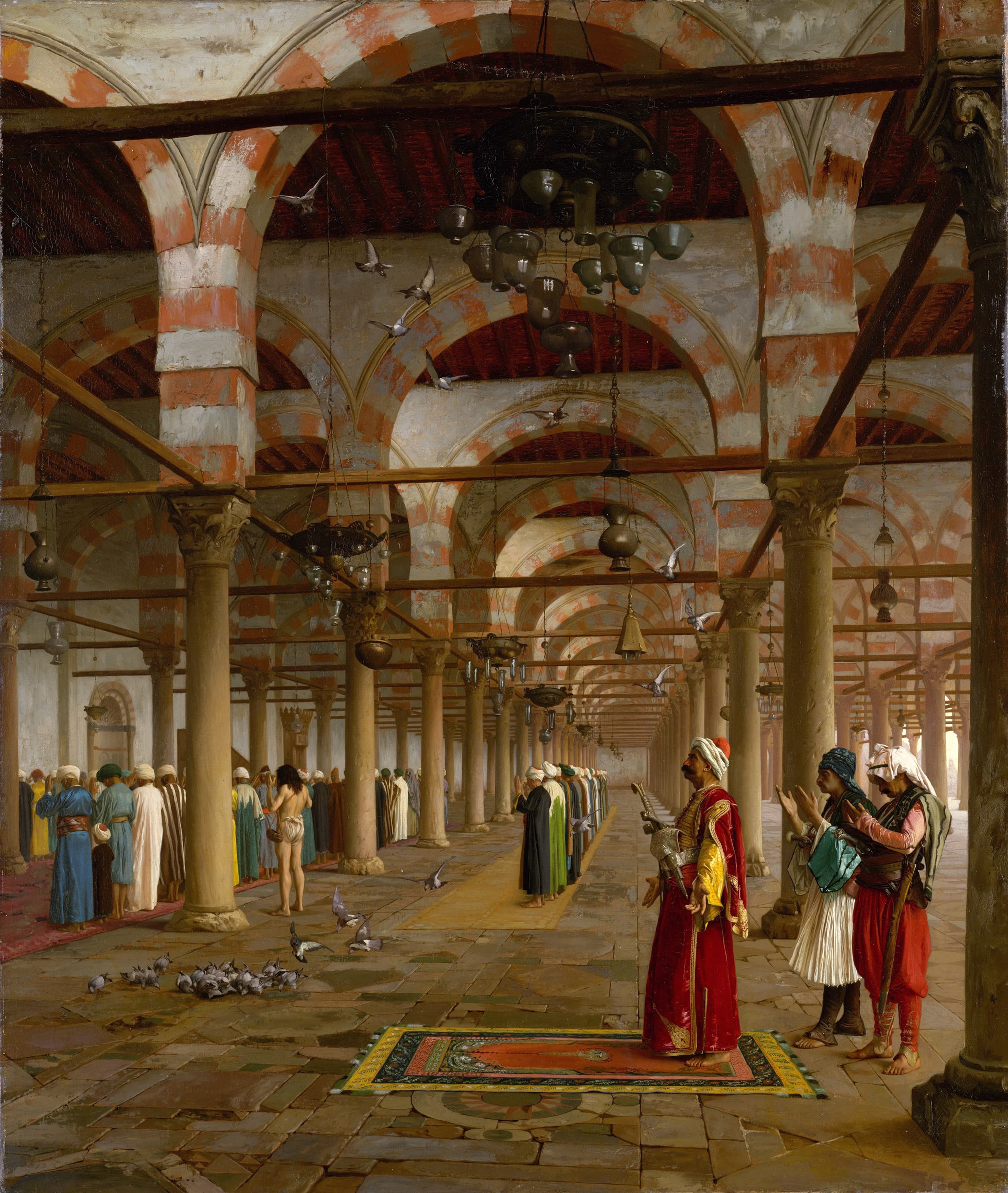 Prayer in the Mosque of Amr
