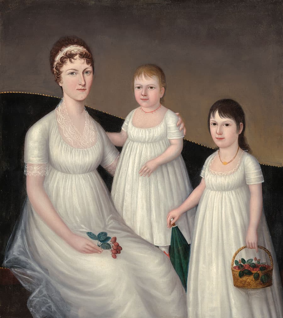 Grace Allison McCurdy and her Daughters, Mary Jane and Letitia
Grace