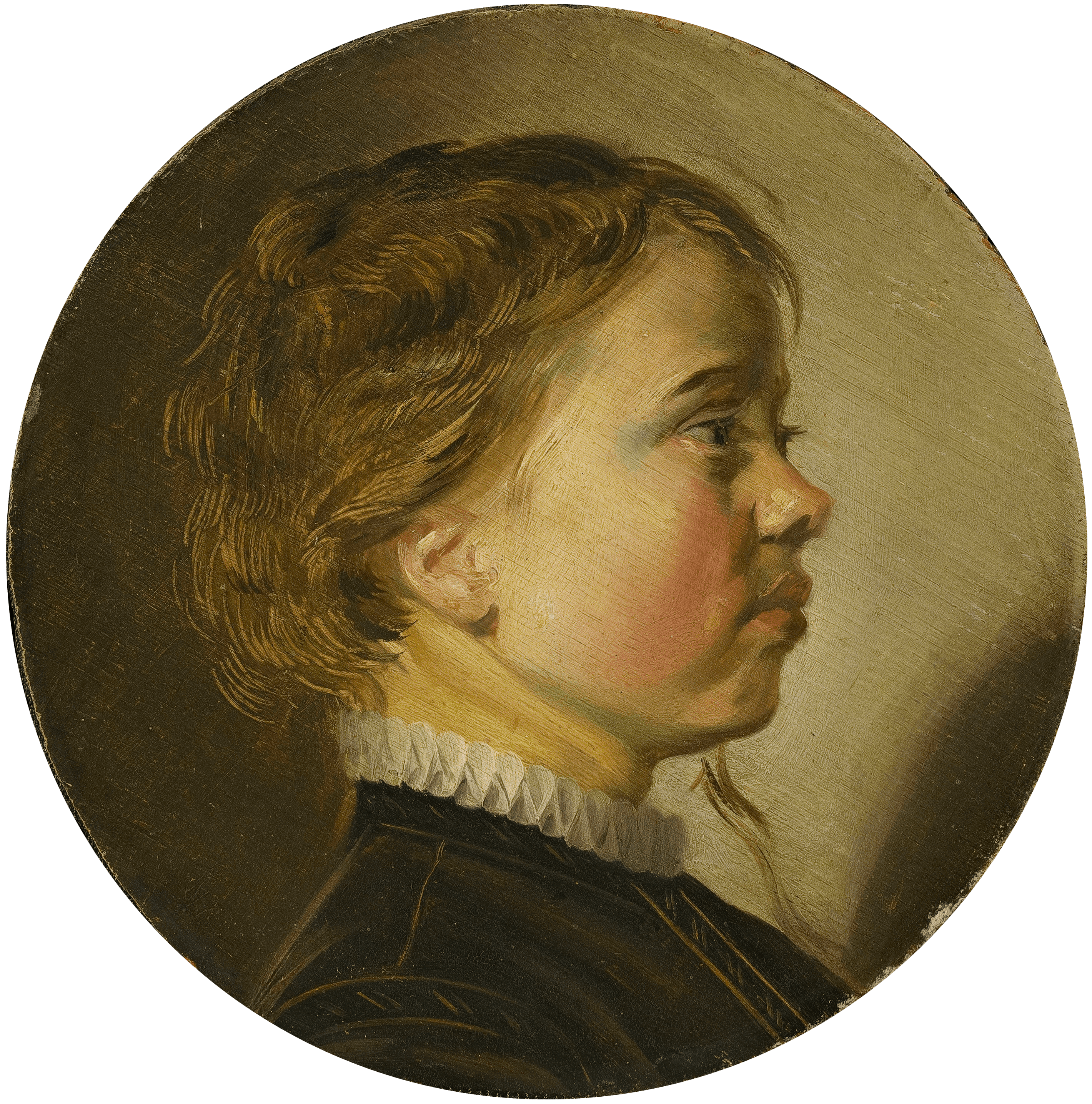 Young Boy in Profile