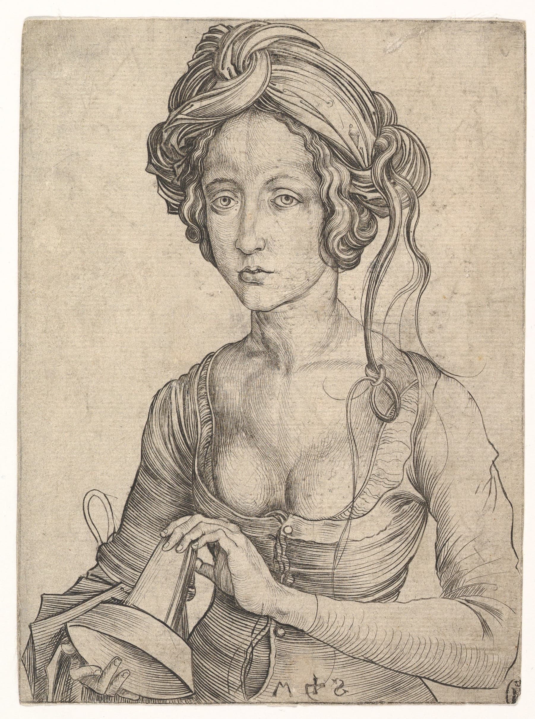 A Foolish Virgin in Half-Figure