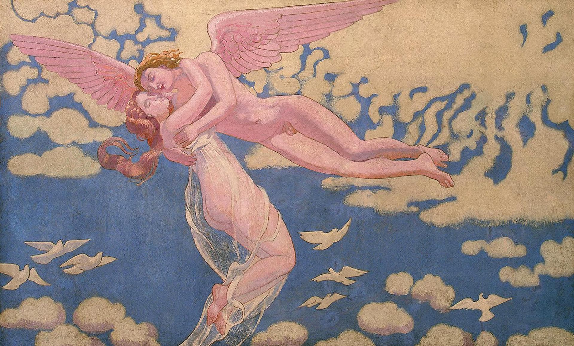 Psyche Panel 7 — Cupid Carrying Psyche Up to Heaven