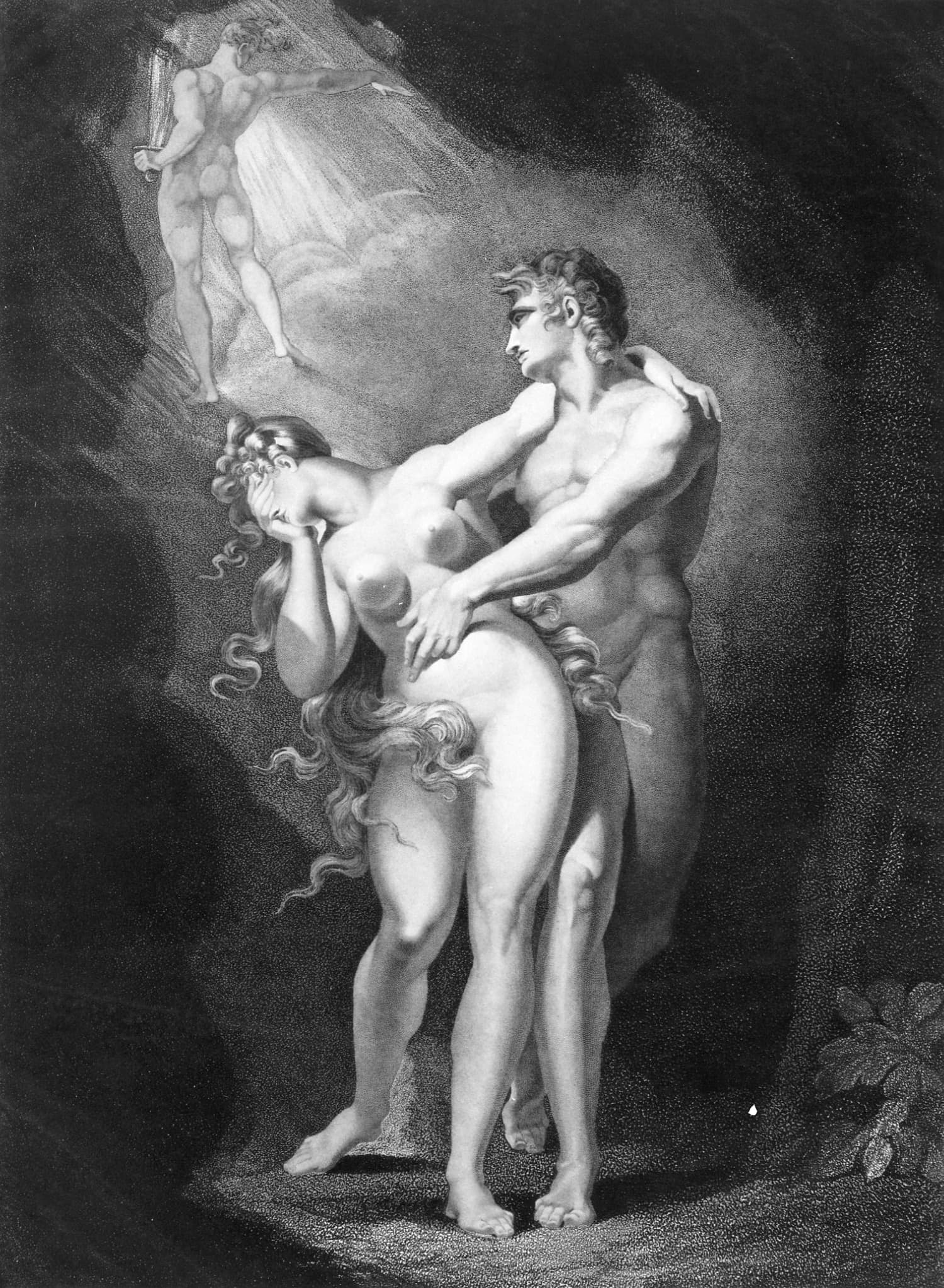 The dismission of Adam and Eve from Paradise