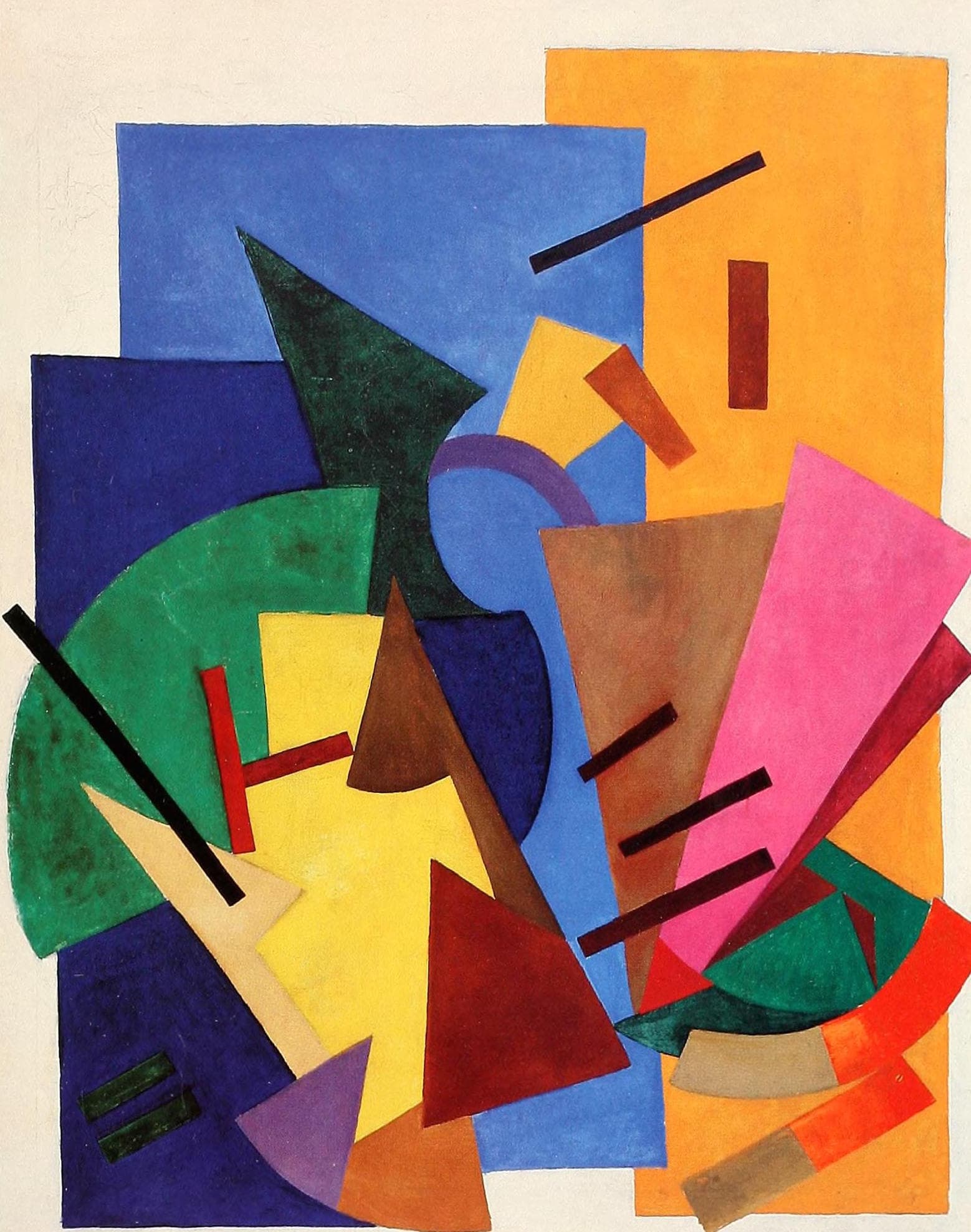 Non-Objective Composition (Flight of an Airplane)