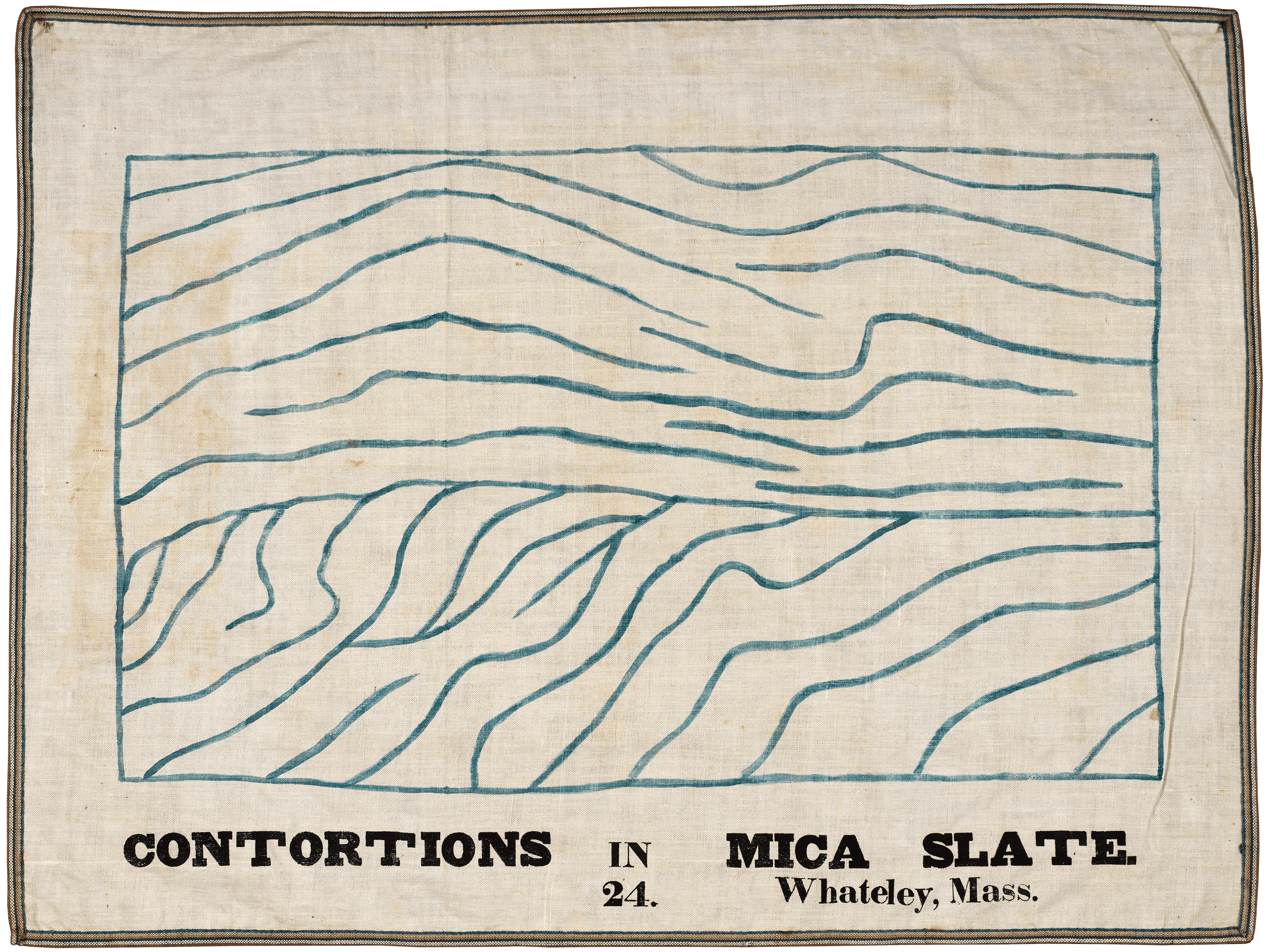 Contortions in Mica Slate, Whately, Massachusetts