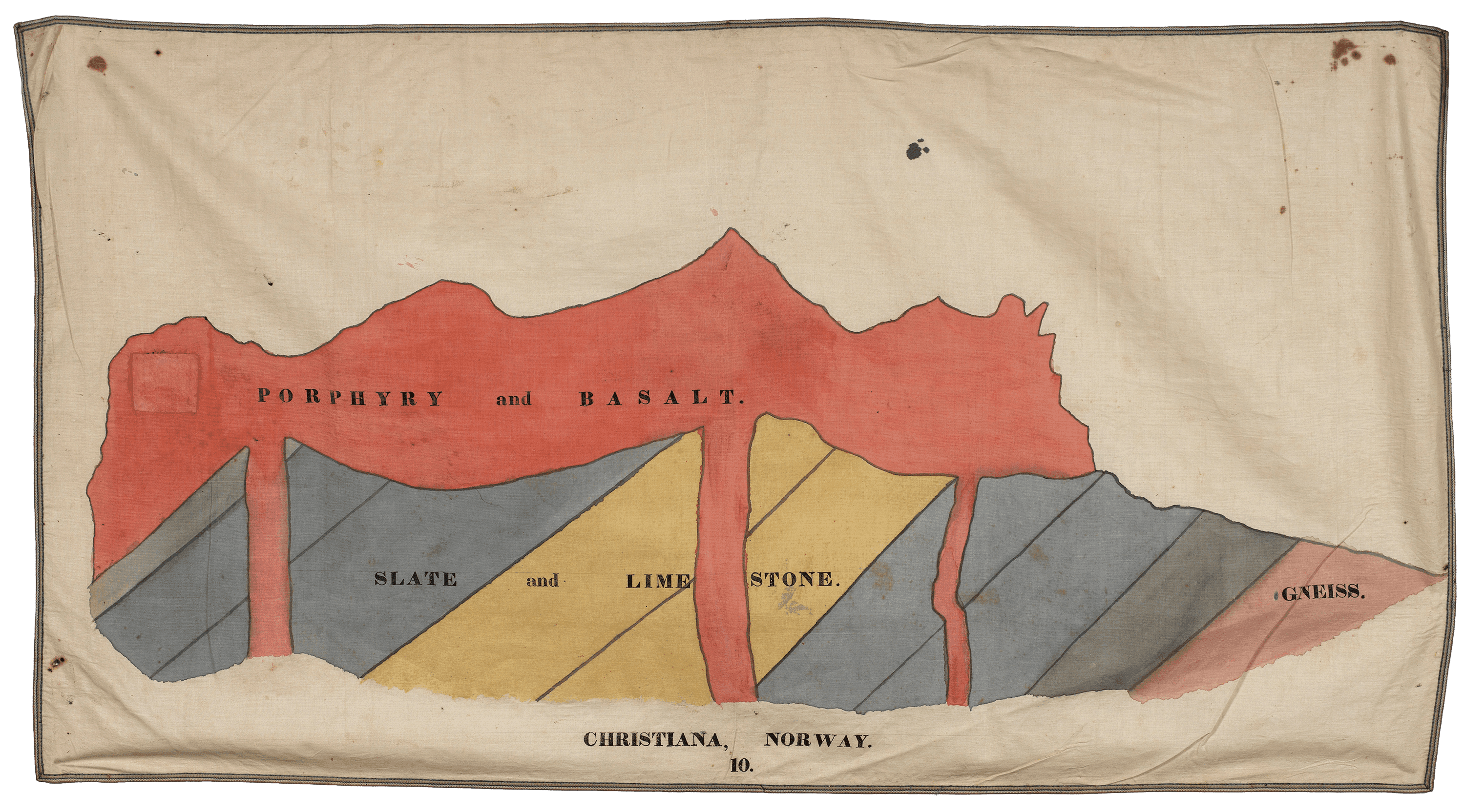 Drawing of Strata, Christiania (Oslo), Norway