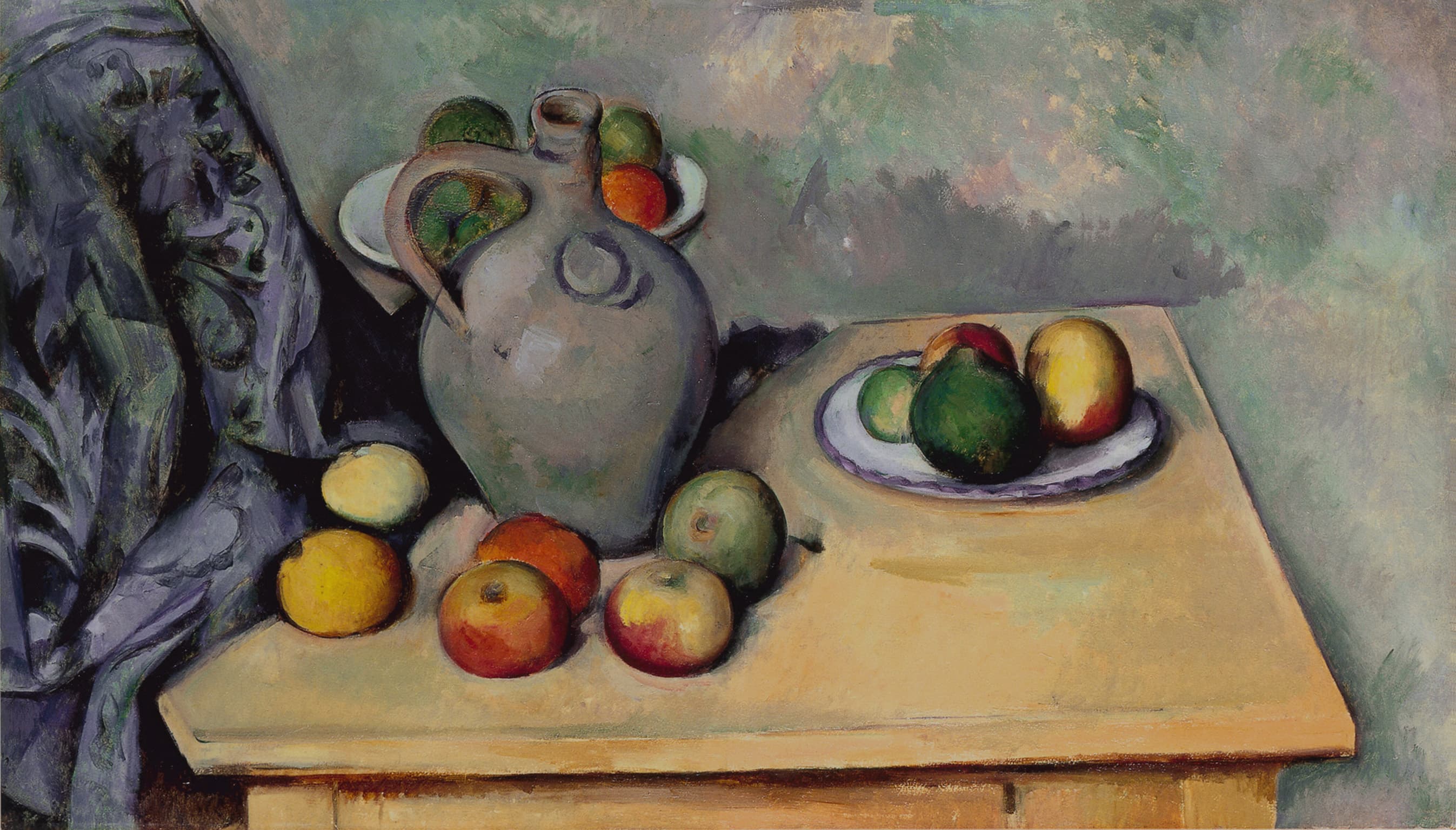 Pitcher and Fruits on a Table