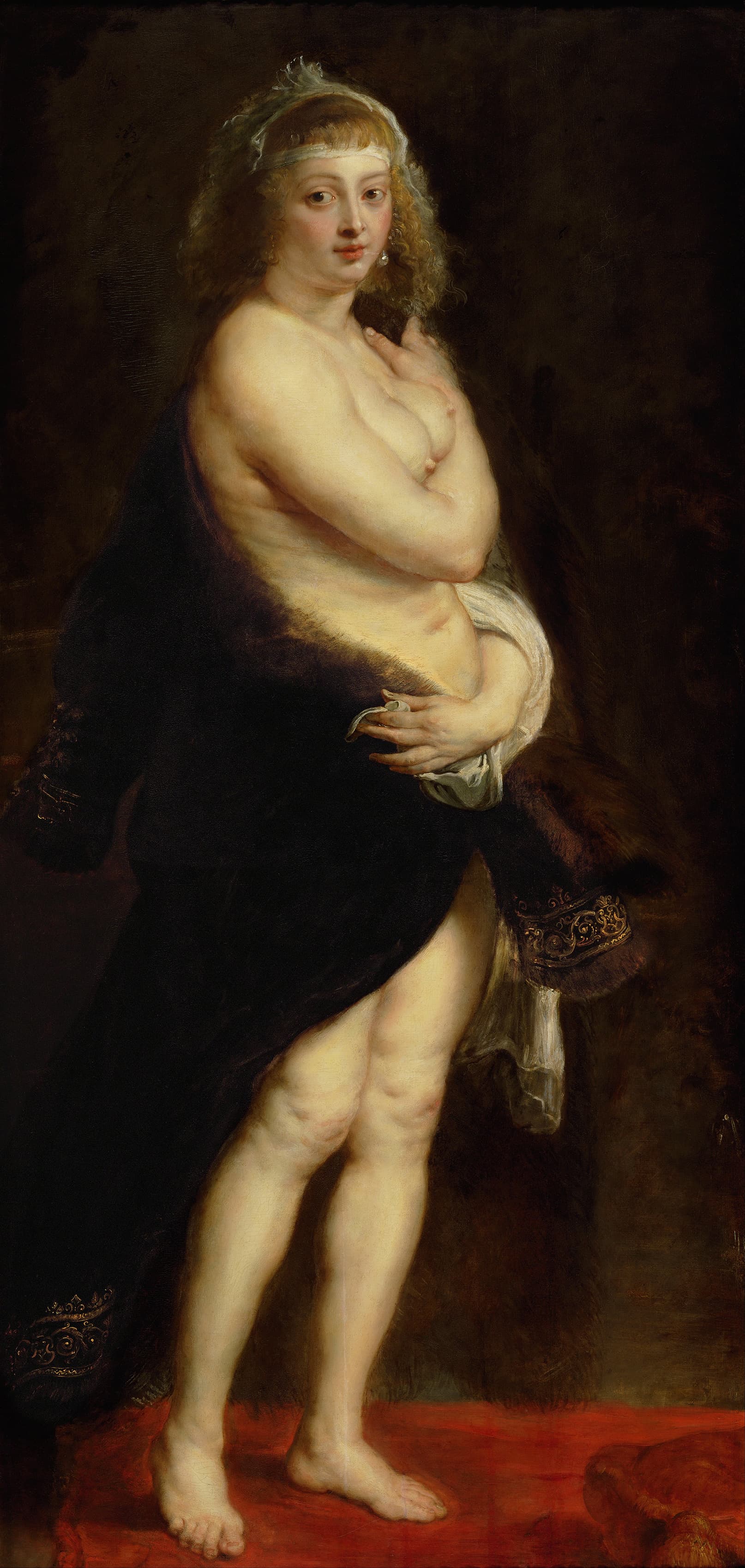 Hélène Fourment in a Fur Robe