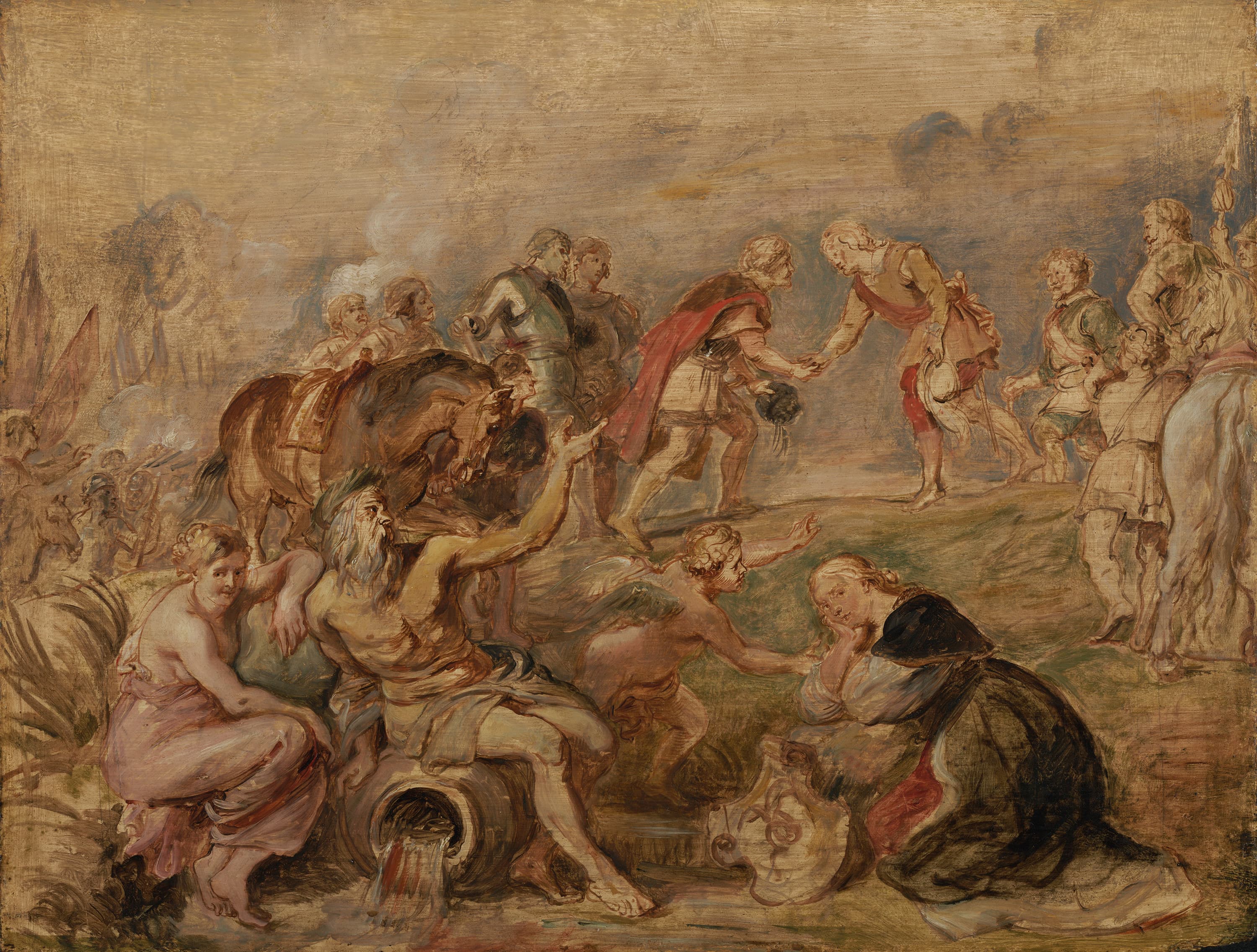 King Ferdinand Meeting Cardinal-Infante Ferdinand