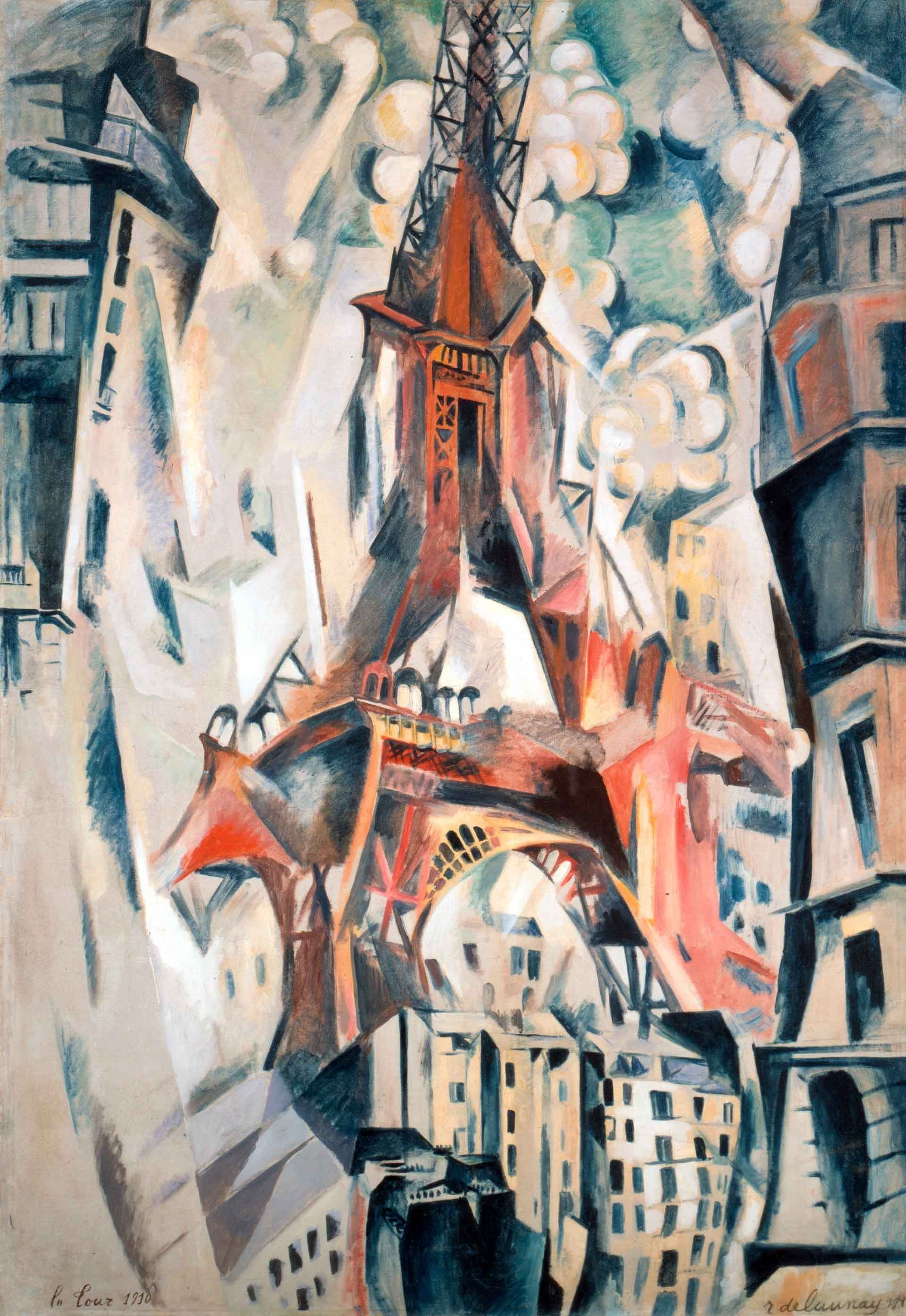Eiffel Tower with Trees