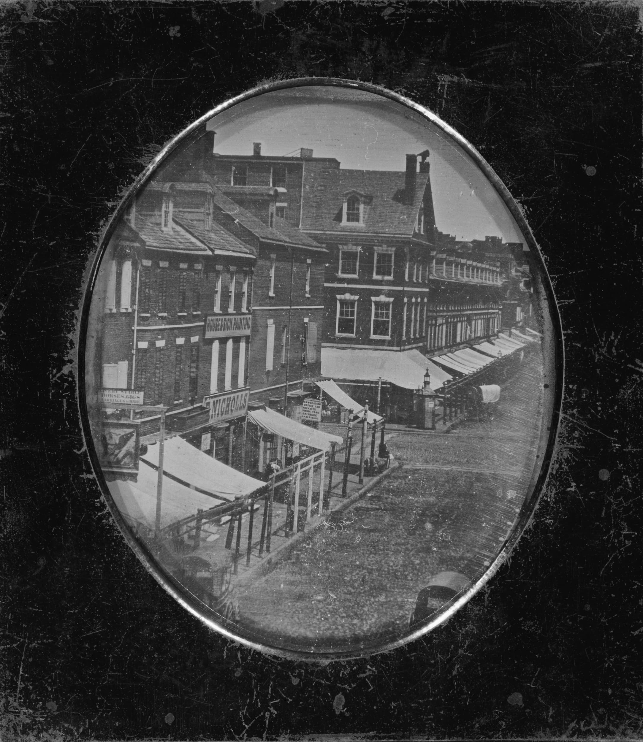 View of intersection of Eighth Street and Market Street,
Philadelphia