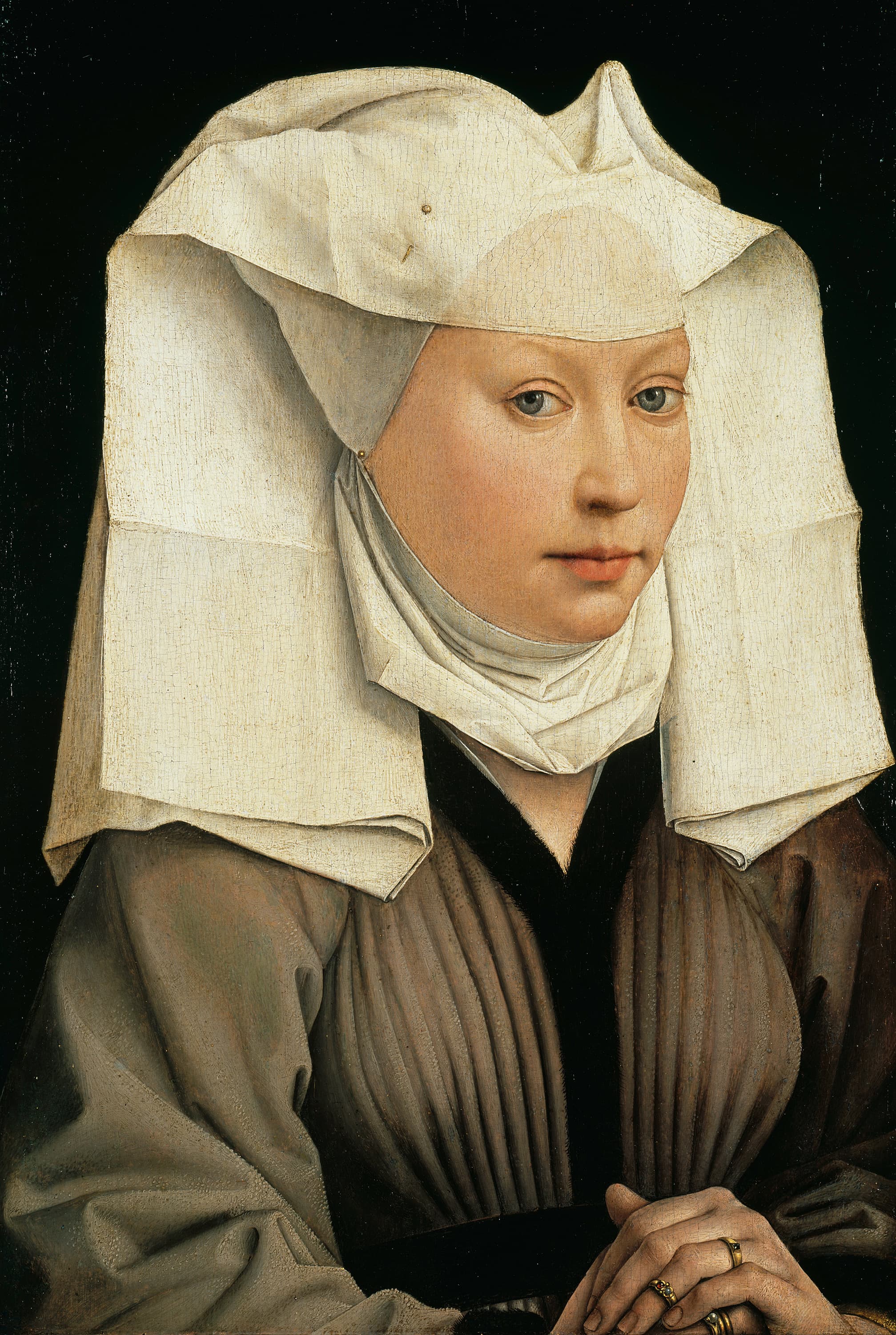 Woman with a Winged Bonnet