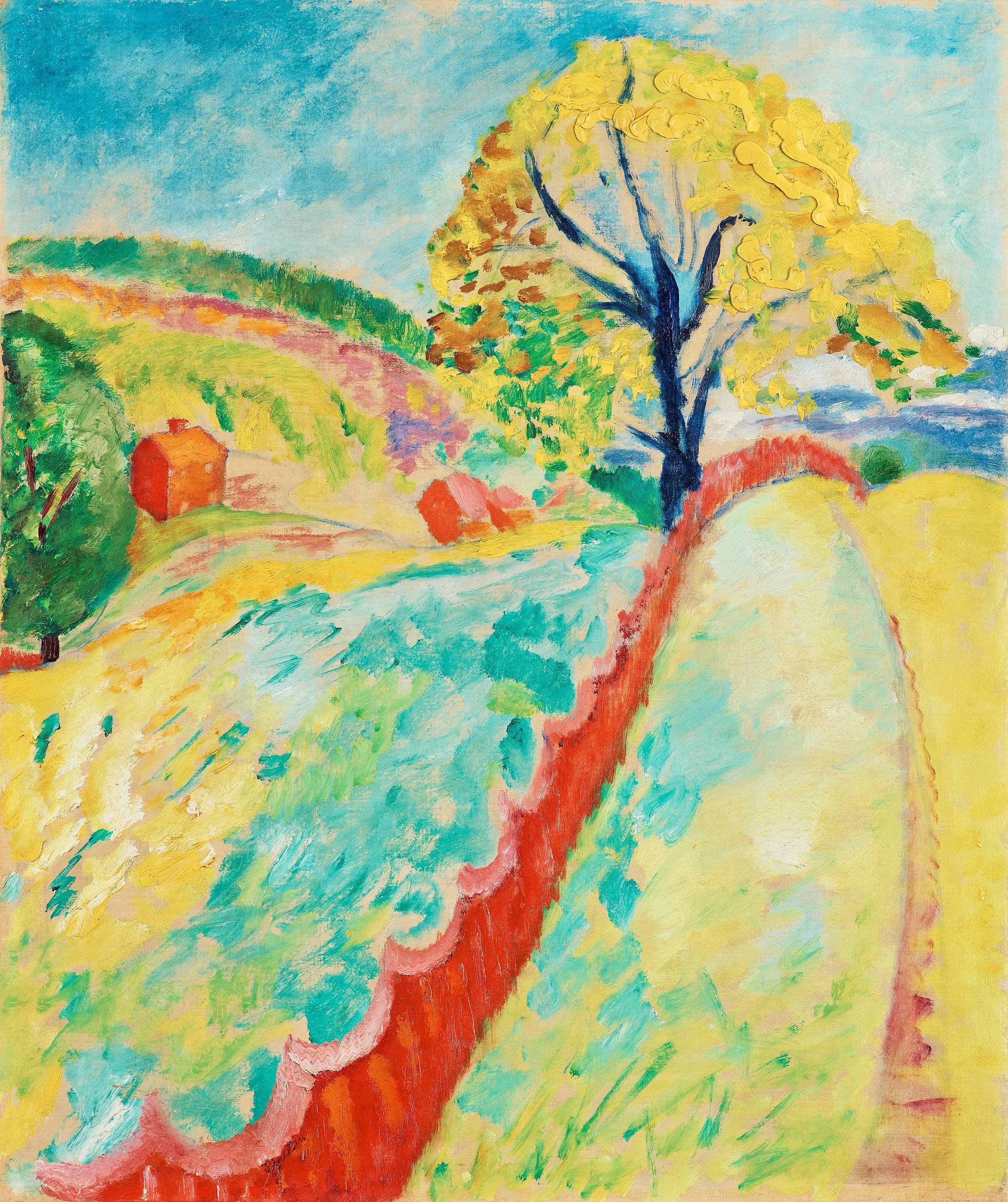 The red fence, Gränna