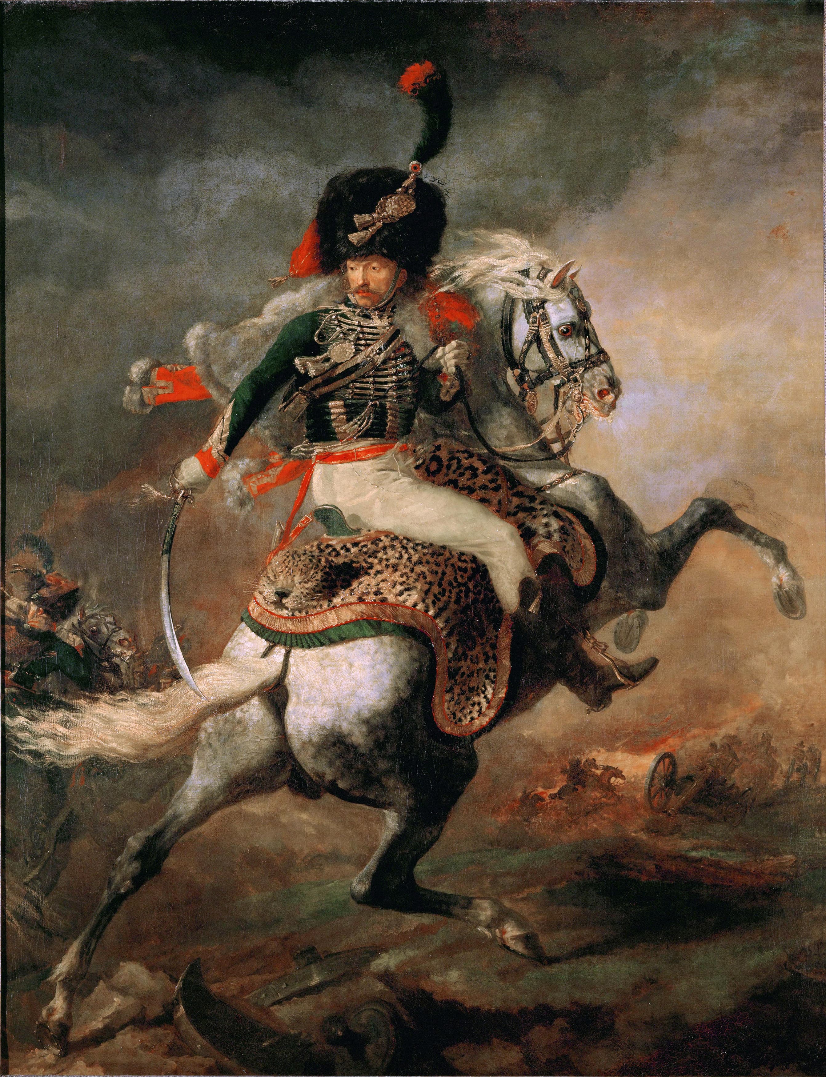 An Officer of the Imperial Horse Guards Charging