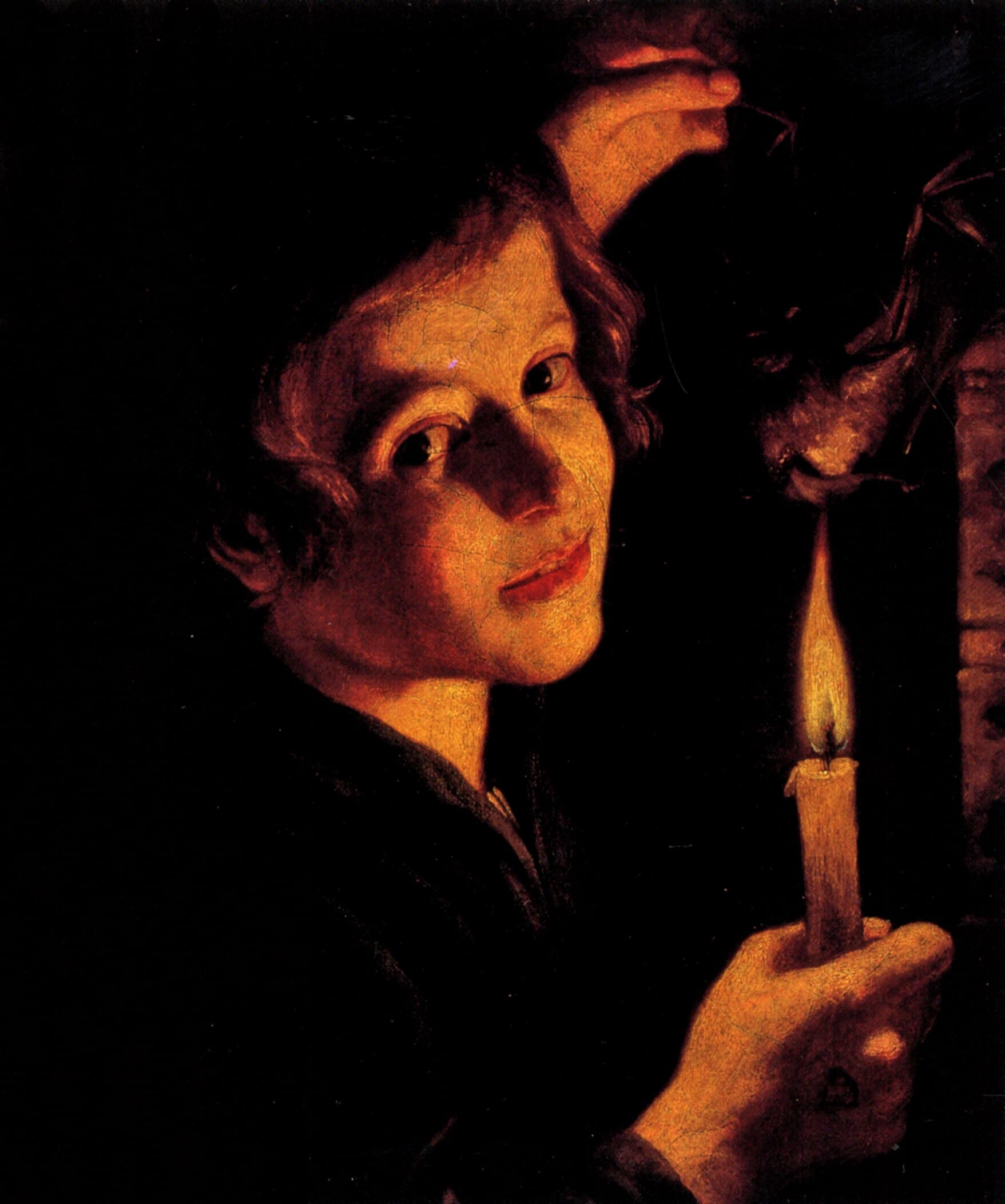 Boy Singeing a Bat's Wings