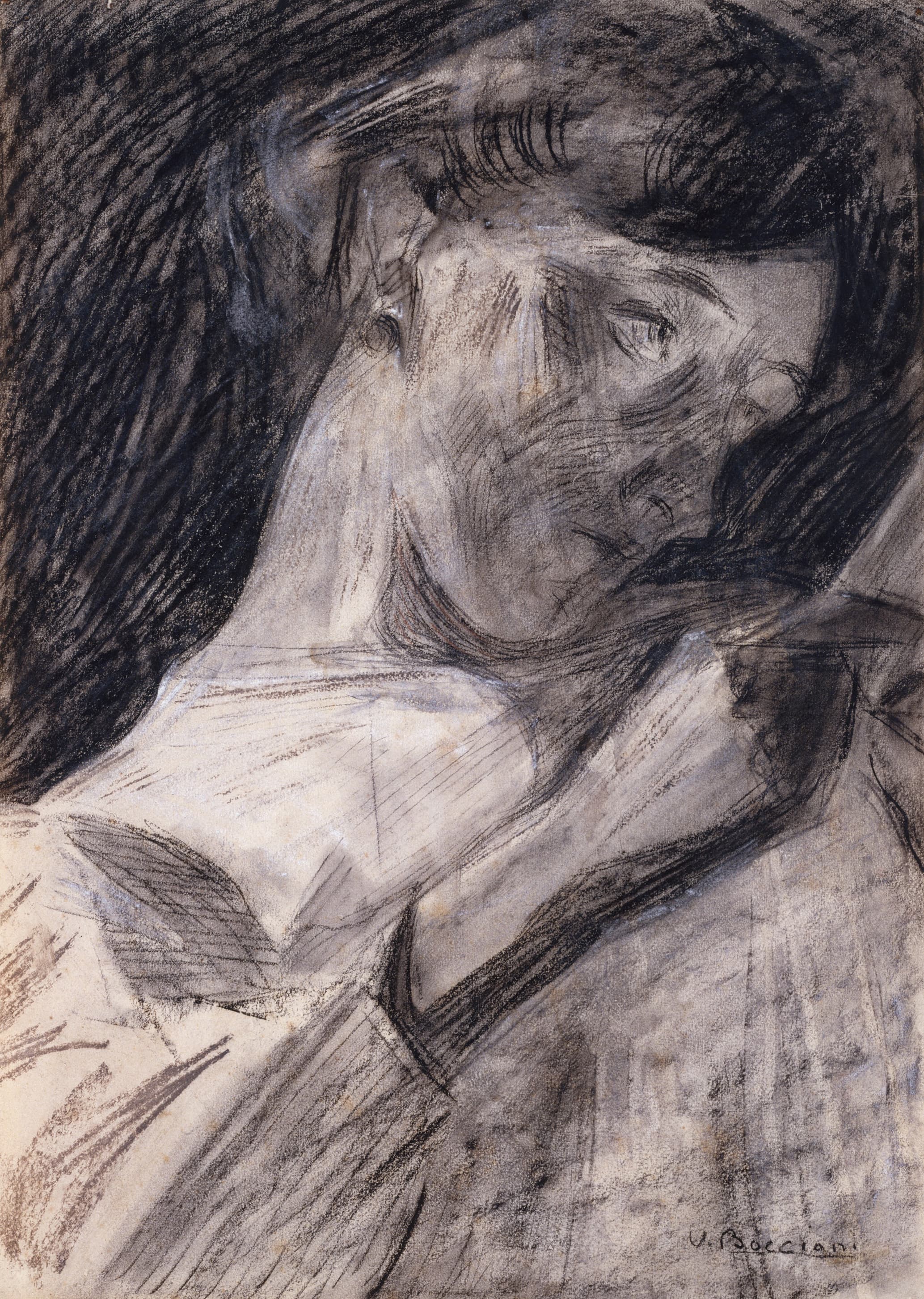 Young Woman Reading (Ines)