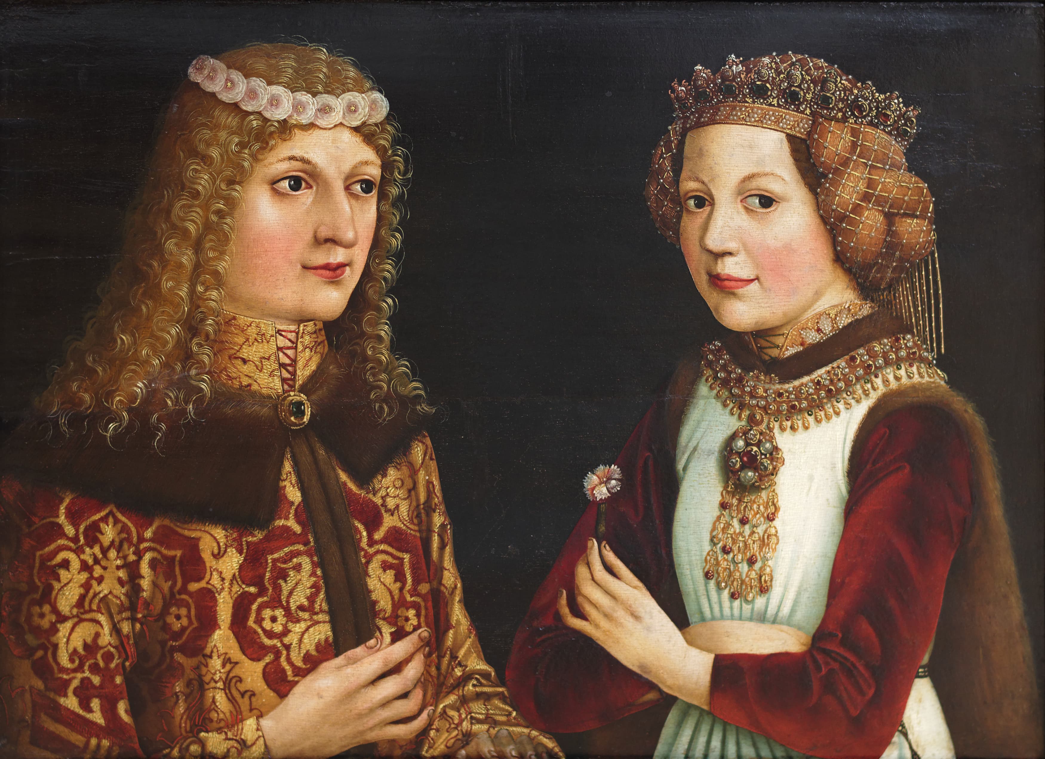 Portrait of Ladislaus the Posthumous and Magdalena of Valois