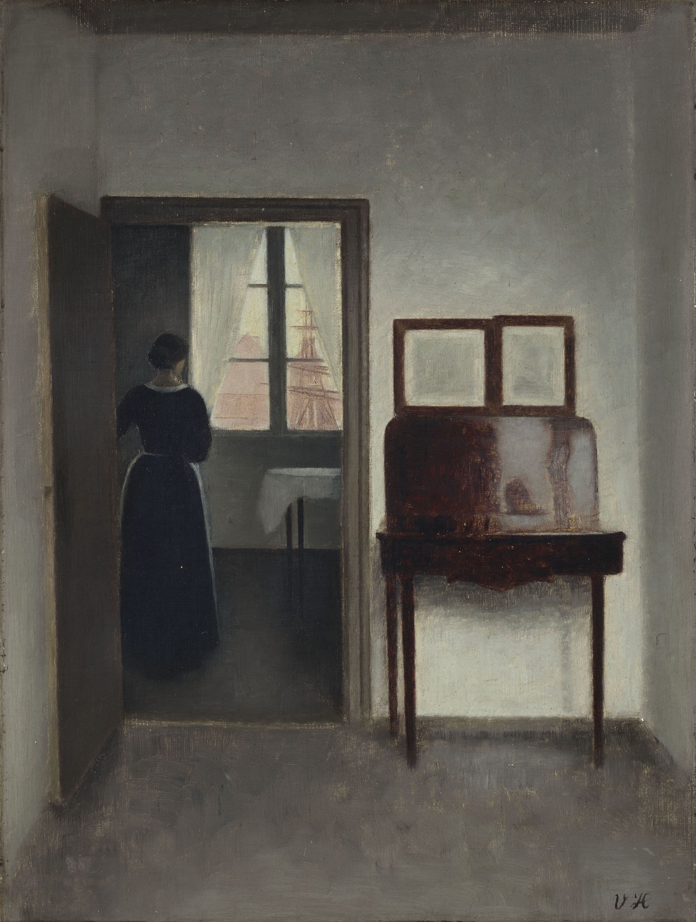 Interior with a Woman