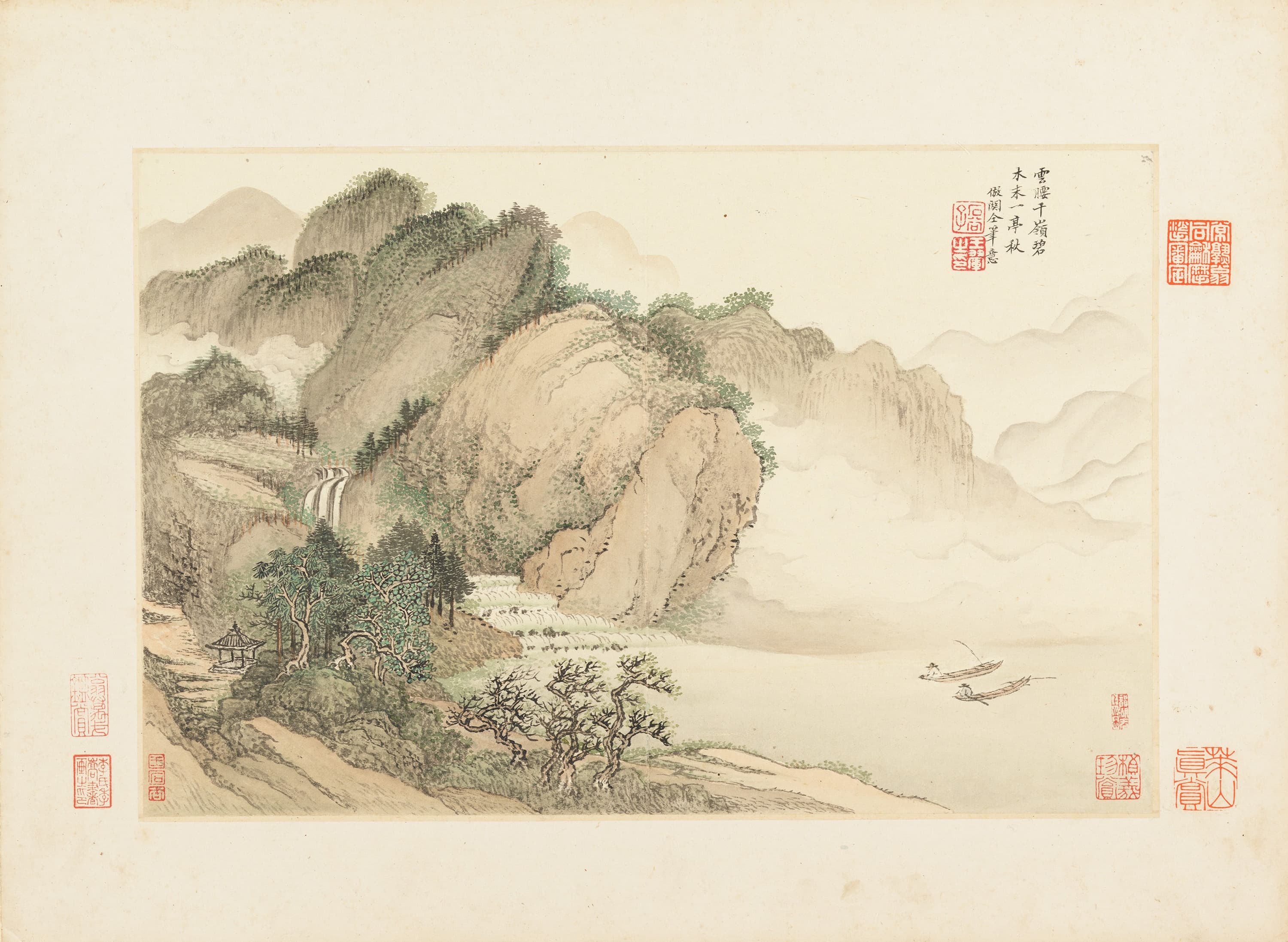 Landscapes 4, 仿古山水圖