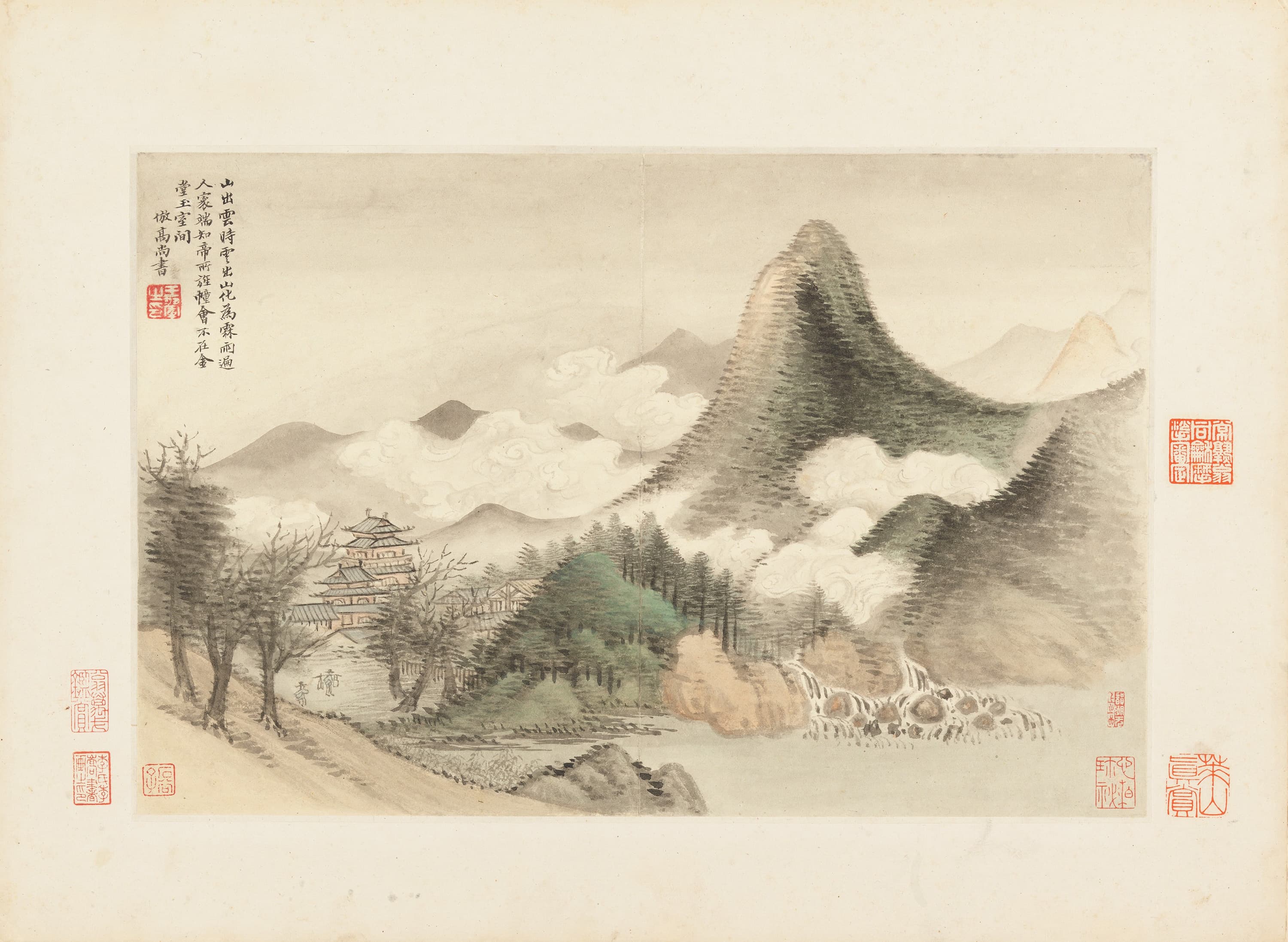 Landscapes 6, 仿古山水圖